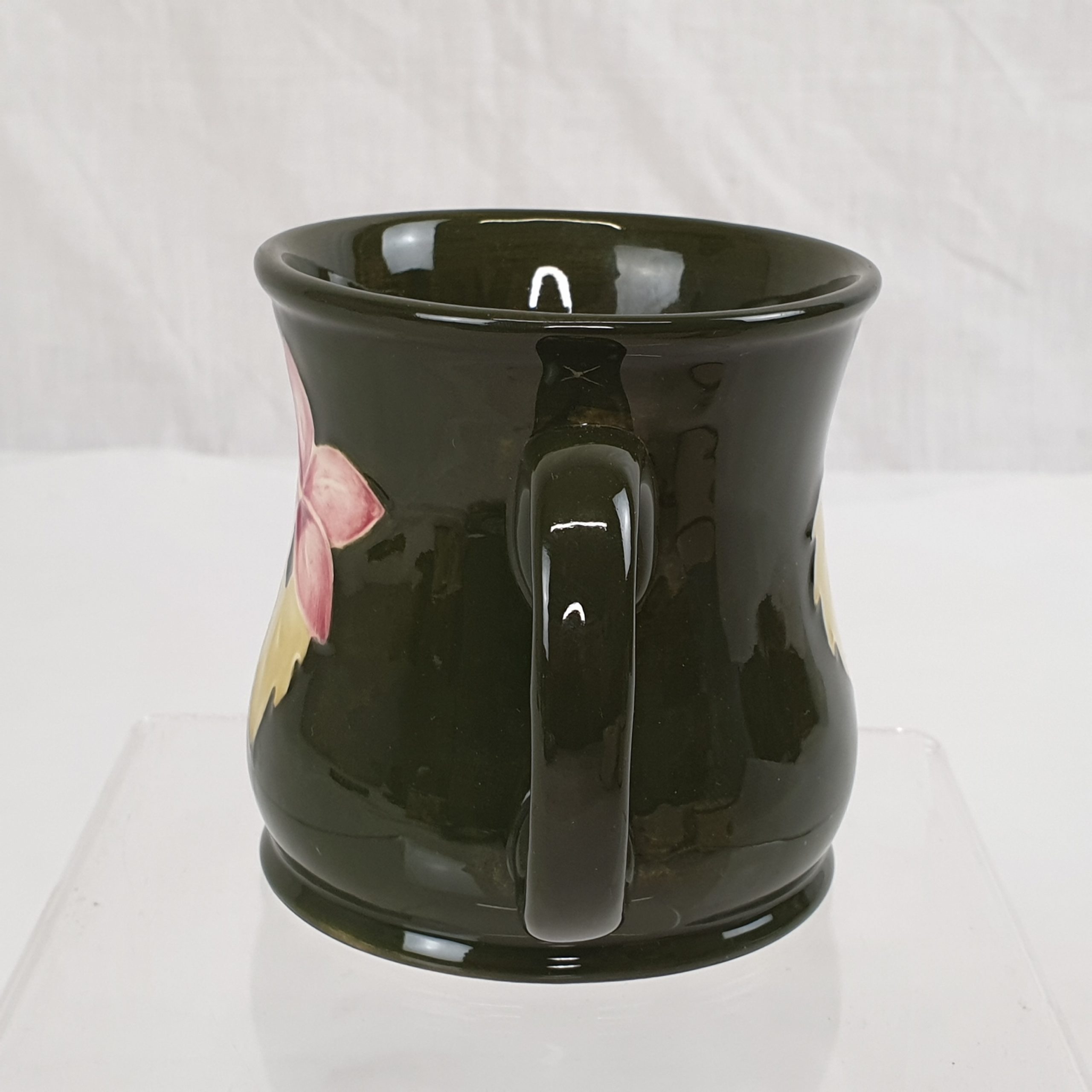 Moorcroft Pink Clematis Flower Mug - Image 4