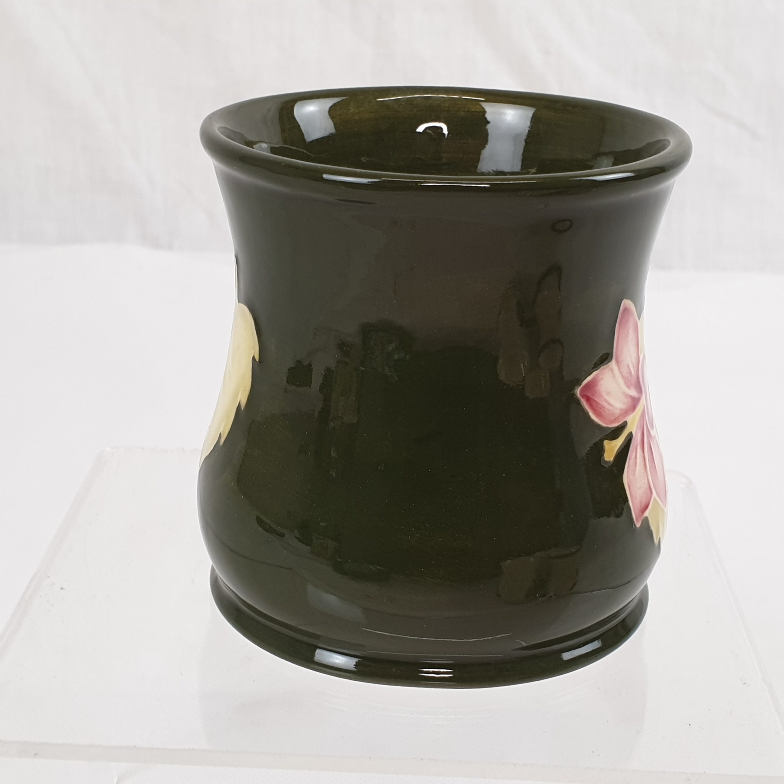 Moorcroft Pink Clematis Flower Mug - Image 3