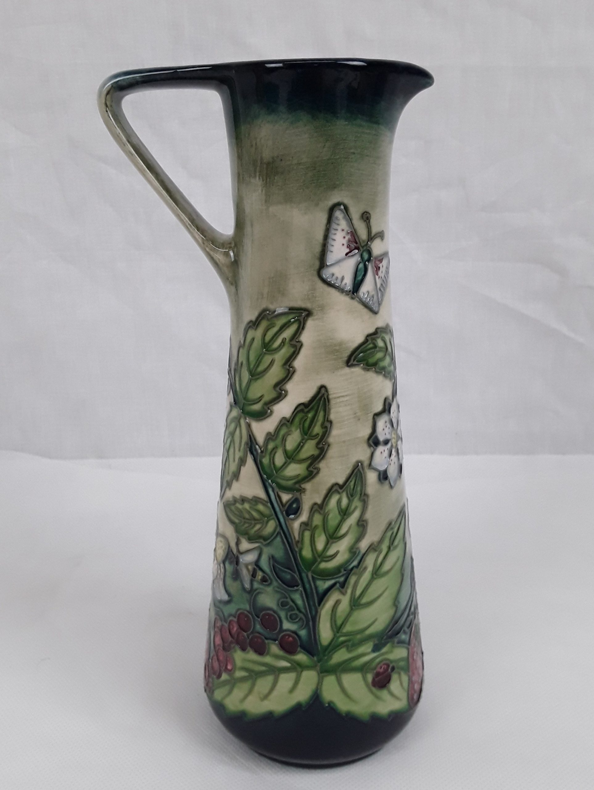 Nicola Slaney For Moorcroft Fruit Garden Pattern Ewer Vase - Image 2