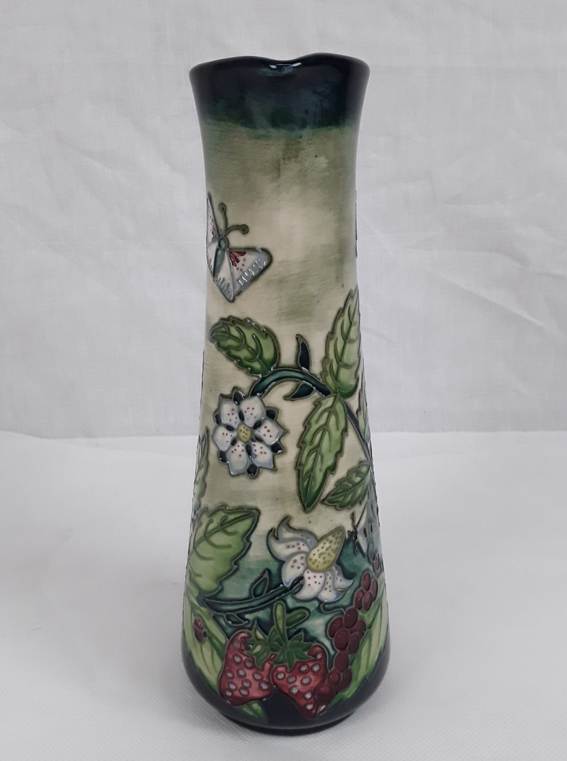 Nicola Slaney For Moorcroft Fruit Garden Pattern Ewer Vase - Image 3