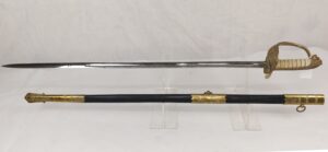 WW1 Period George V Royal Navy Sword With EIIR Grip