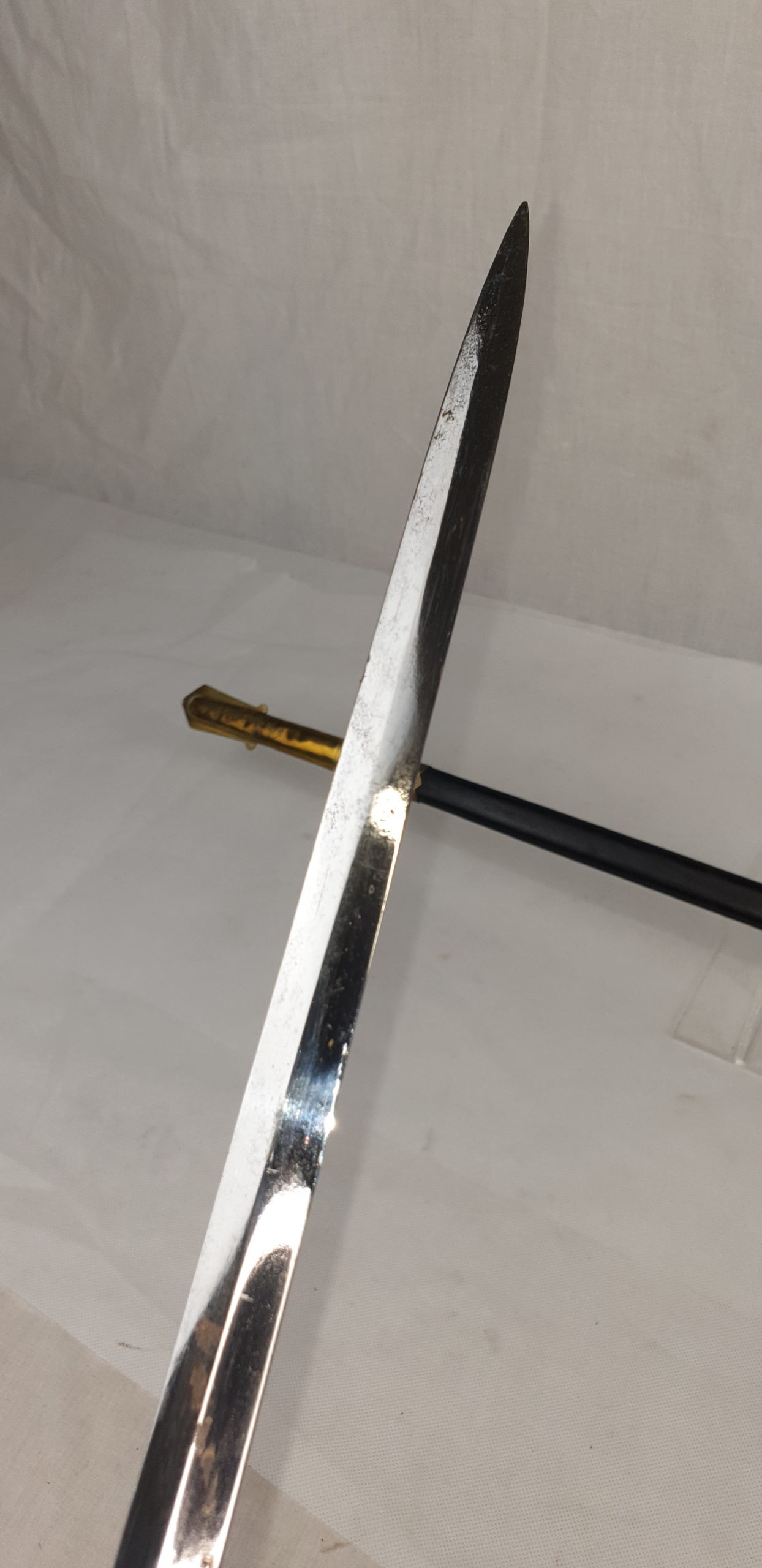 WW1 Period George V Royal Navy Sword With EIIR Grip - Image 19