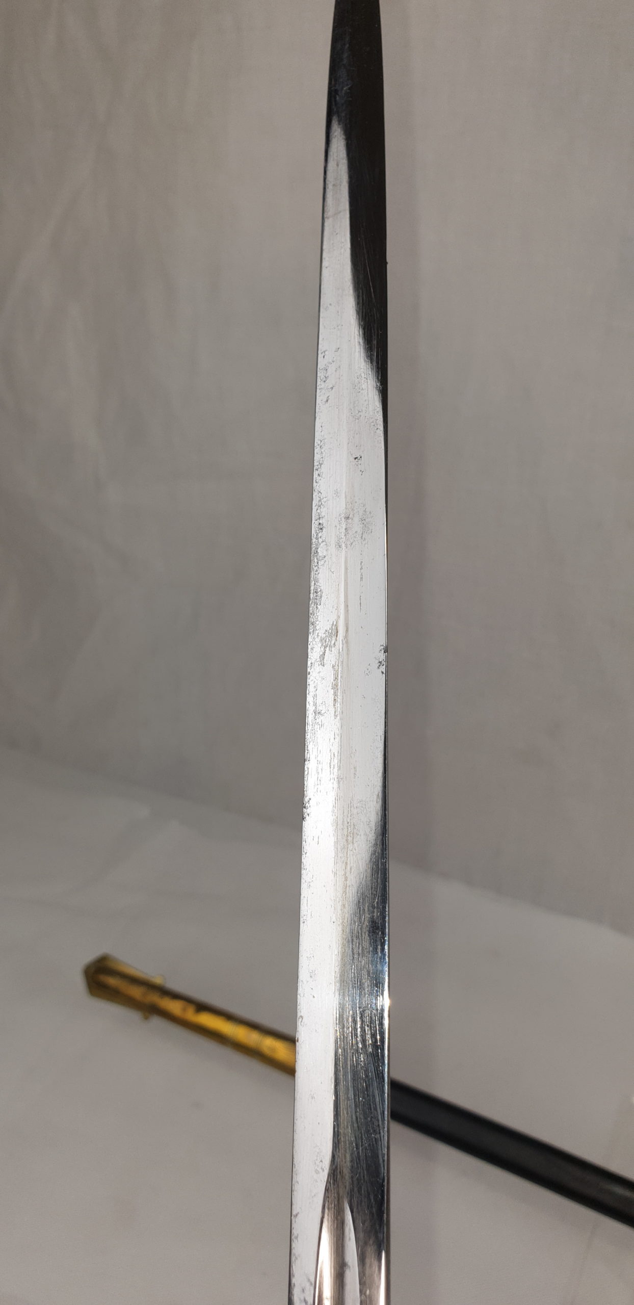 WW1 Period George V Royal Navy Sword With EIIR Grip - Image 24