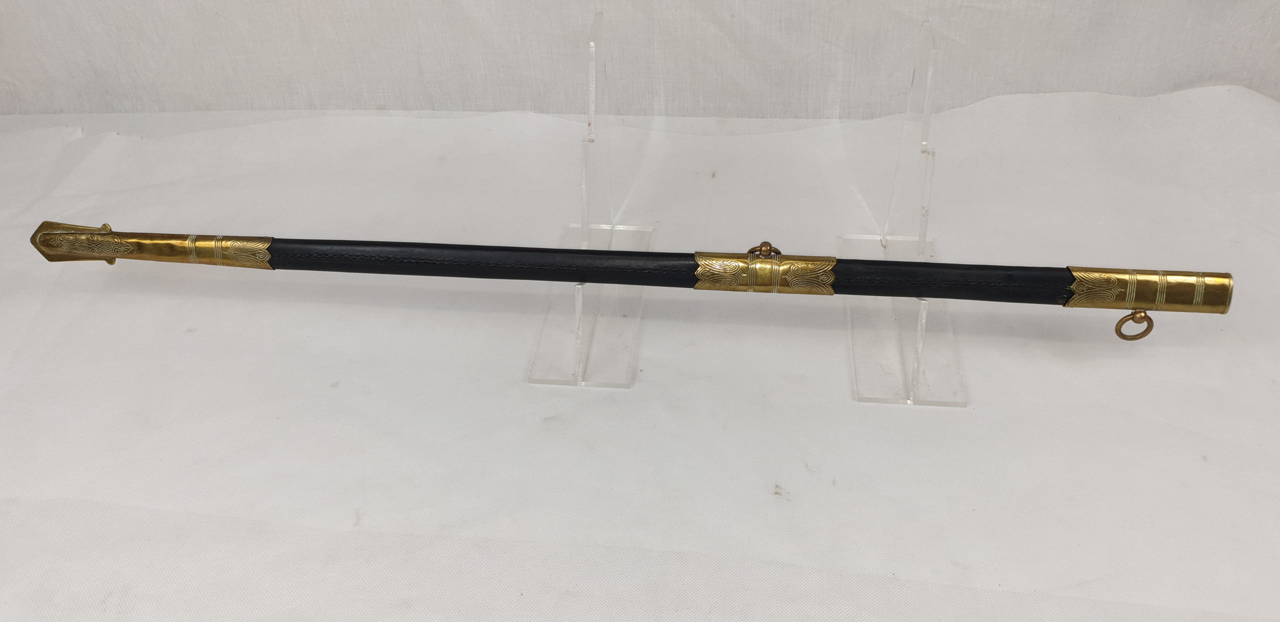 WW1 Period George V Royal Navy Sword With EIIR Grip - Image 26