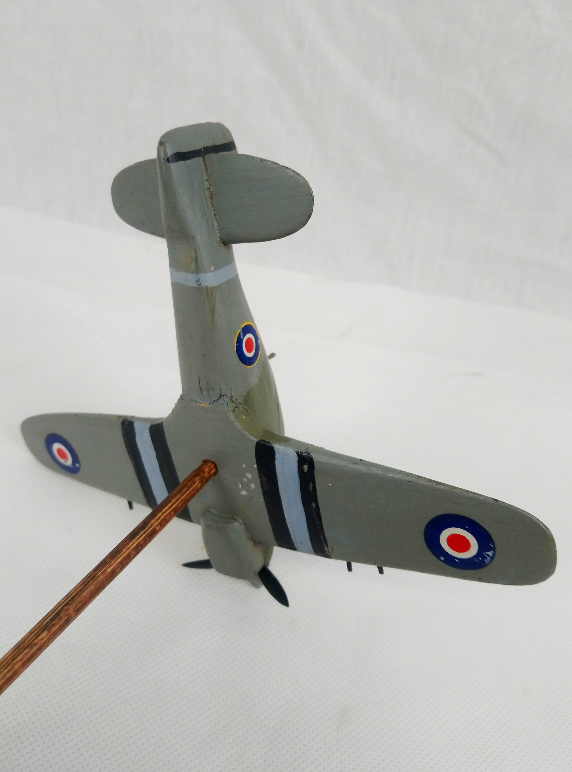 WW2 Era Model Of An RAF Hawker Typhoon Fighter On Stand - Image 6