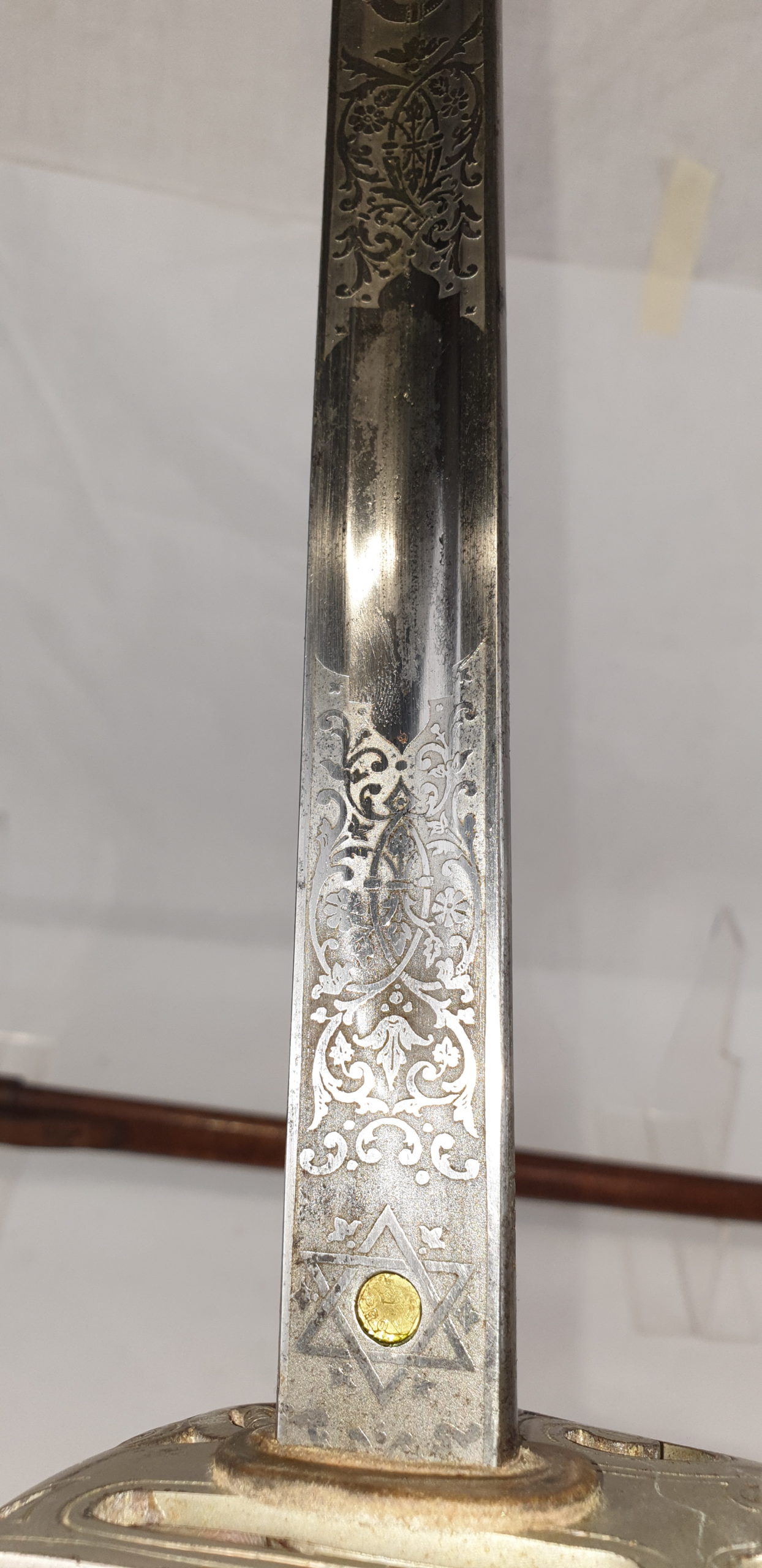1897 Pattern Edward VII Royal Rifles Officers Sword And Scabbard - Image 11