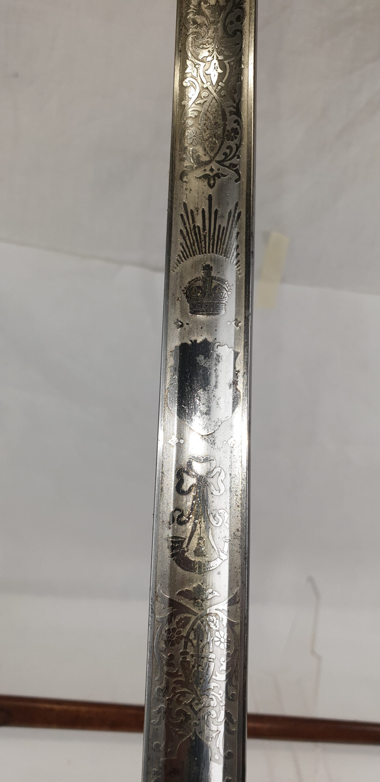 1897 Pattern Edward VII Royal Rifles Officers Sword And Scabbard - Image 13