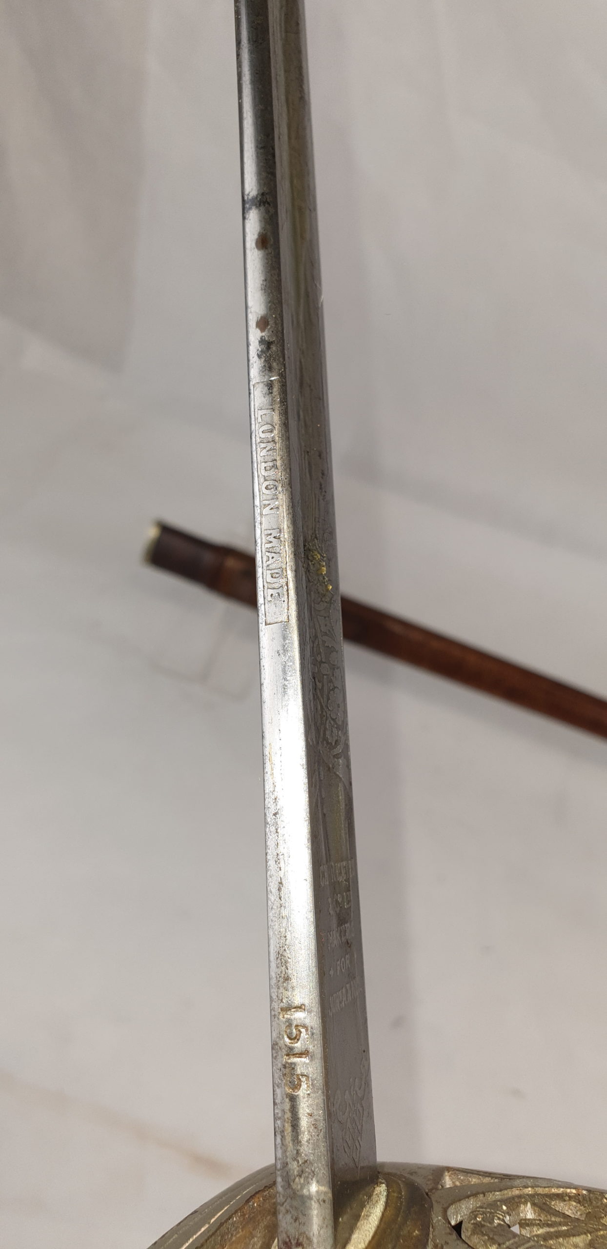 1897 Pattern Edward VII Royal Rifles Officers Sword And Scabbard - Image 18