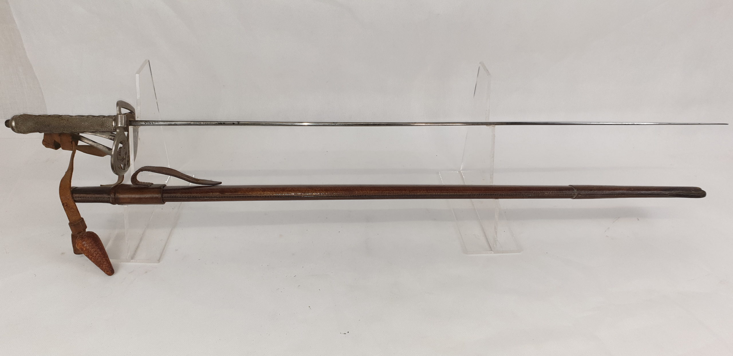 1897 Pattern Edward VII Royal Rifles Officers Sword And Scabbard - Image 8