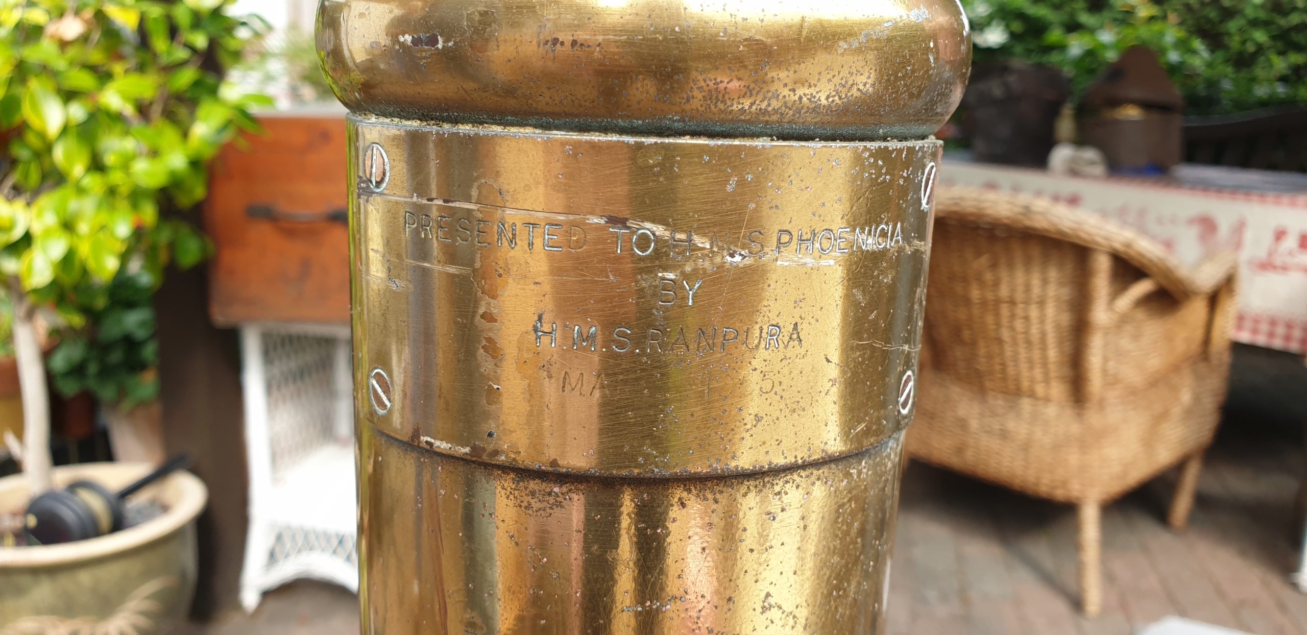 A Pair Of Early 20th Century Brass Lamp Posts From the Gates of Malta - Image 4