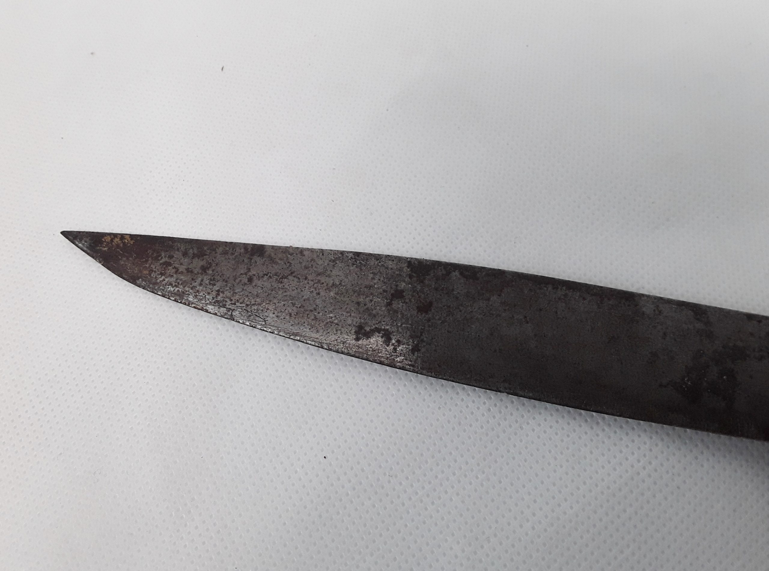 Mid 20th Century Bone Handled Hunting Knife And Leather Scabbard - Image 12