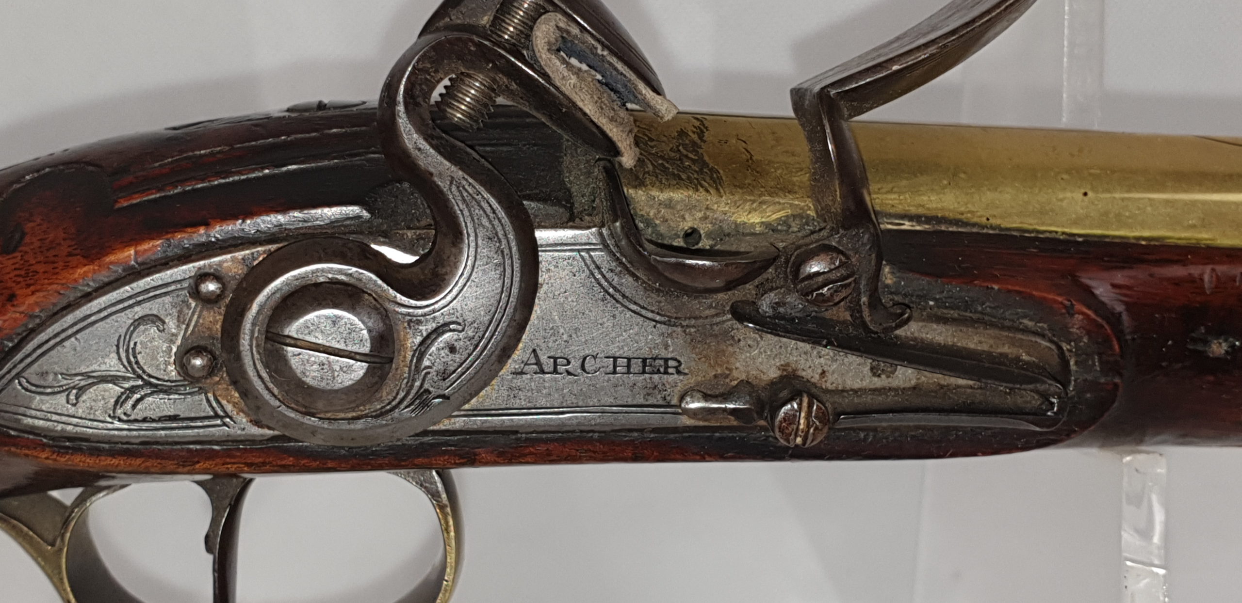 Circa 1780 Flintlock Pistol by Archer - Image 3