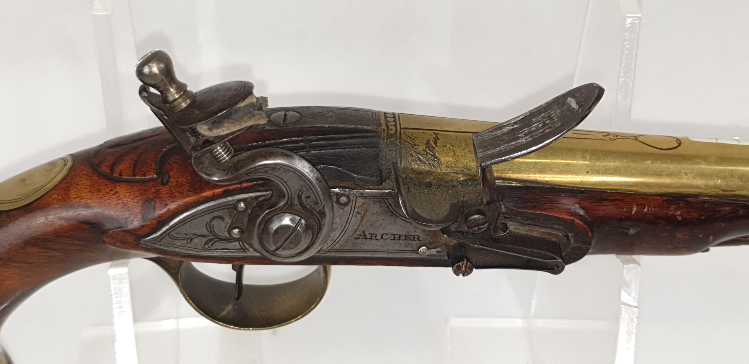 Circa 1780 Flintlock Pistol by Archer - Image 5