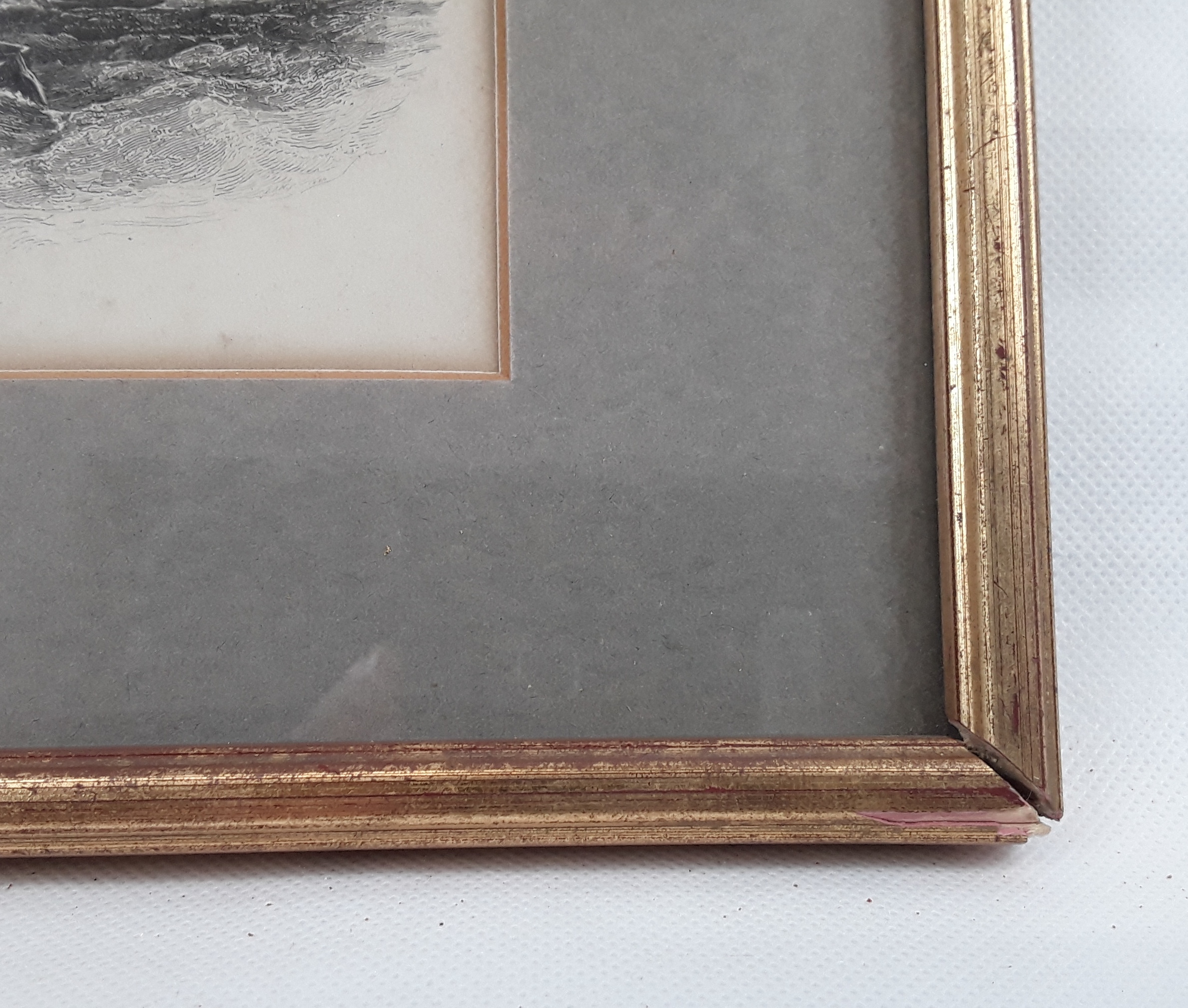 Framed Circa 1843 Print Of The Entrance To Portsmouth Harbour By J And F Harwood - Image 2