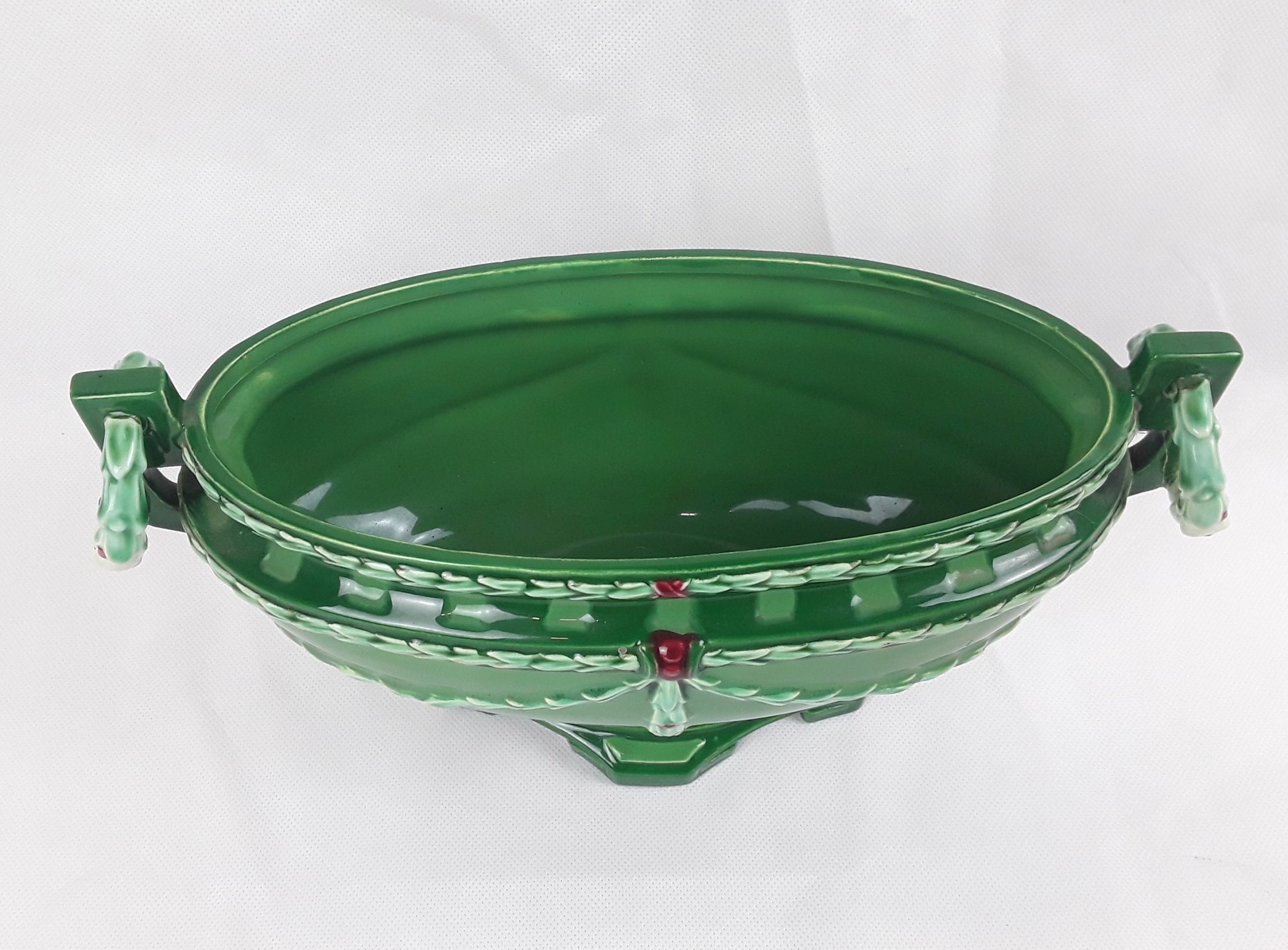 Circa 1910 Eichwald Secessionist Art Nouveau Majolica Centrepiece Vase - Image 2