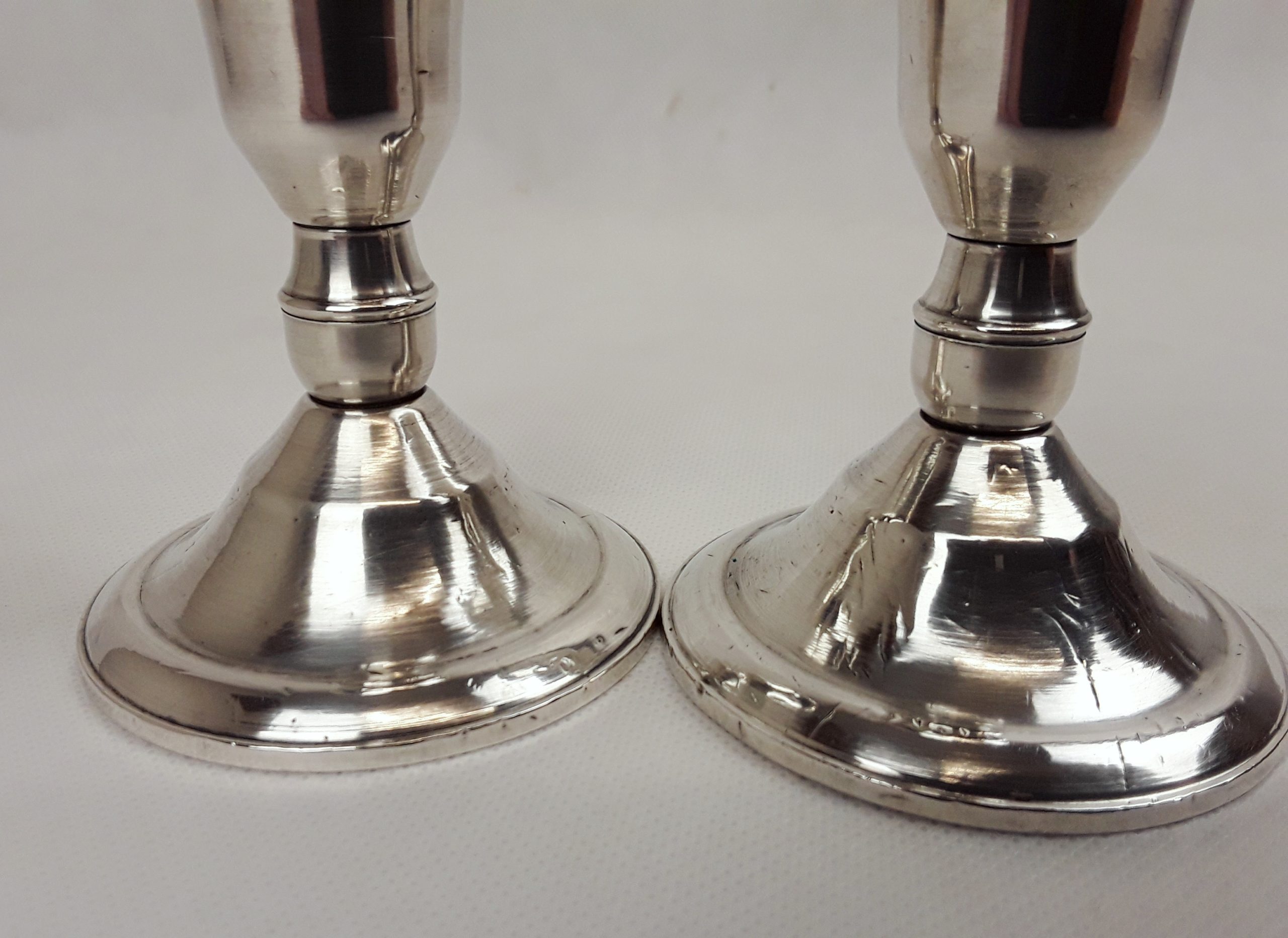 Pair Of Sterling Silver USA Duchin Creation Candlesticks - Image 5