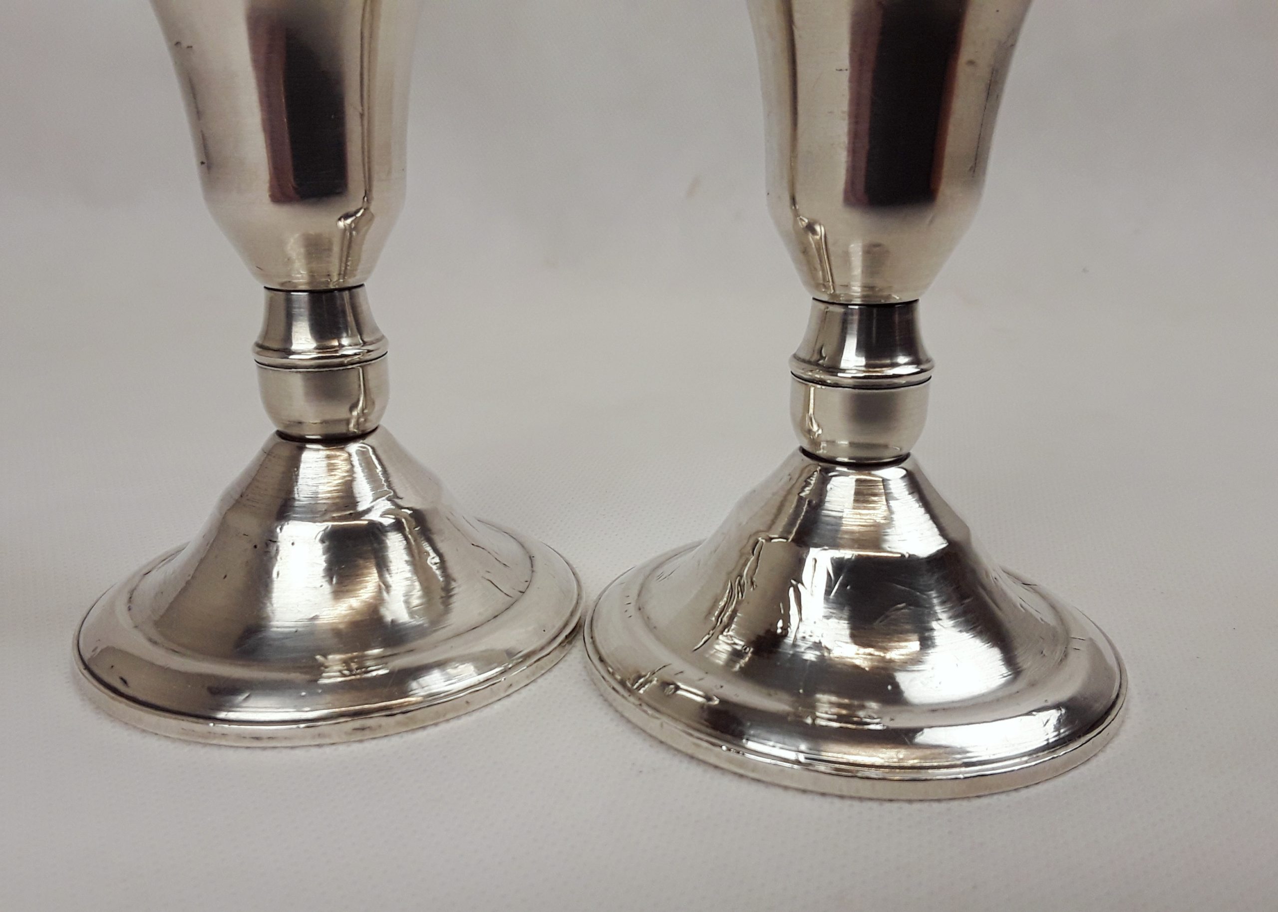Pair Of Sterling Silver USA Duchin Creation Candlesticks - Image 6