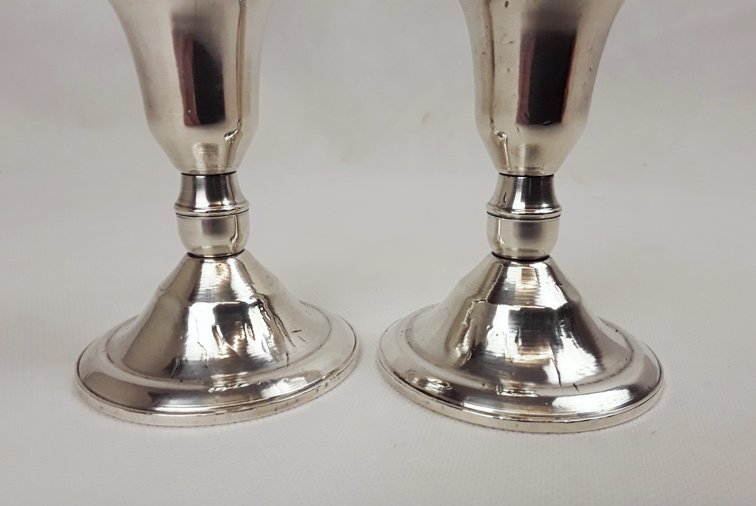 Pair Of Sterling Silver USA Duchin Creation Candlesticks - Image 7