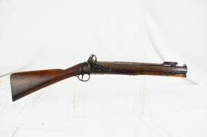 Late 18th Century British Flintlock Carbine with Spring Bayonet