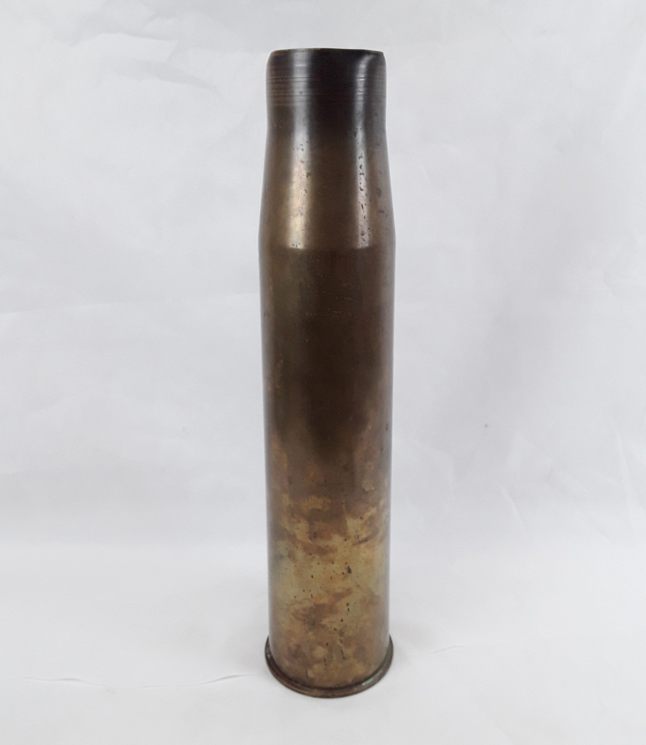 British 4.5 Inch Naval Artillery Brass Shell Case #2