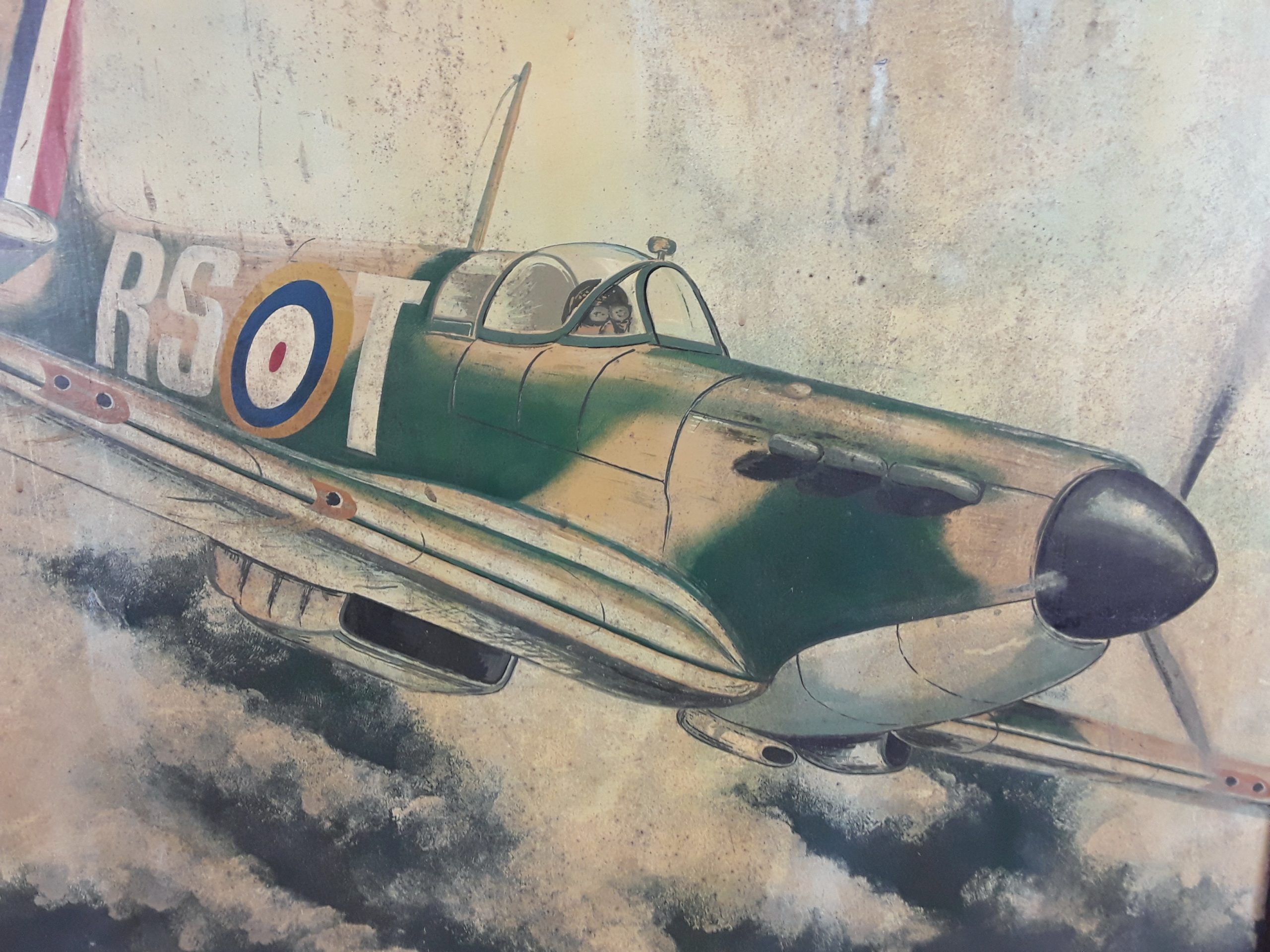 The Battle of Britain Free House Double Sided Hand Painted Pub Sign - Image 6