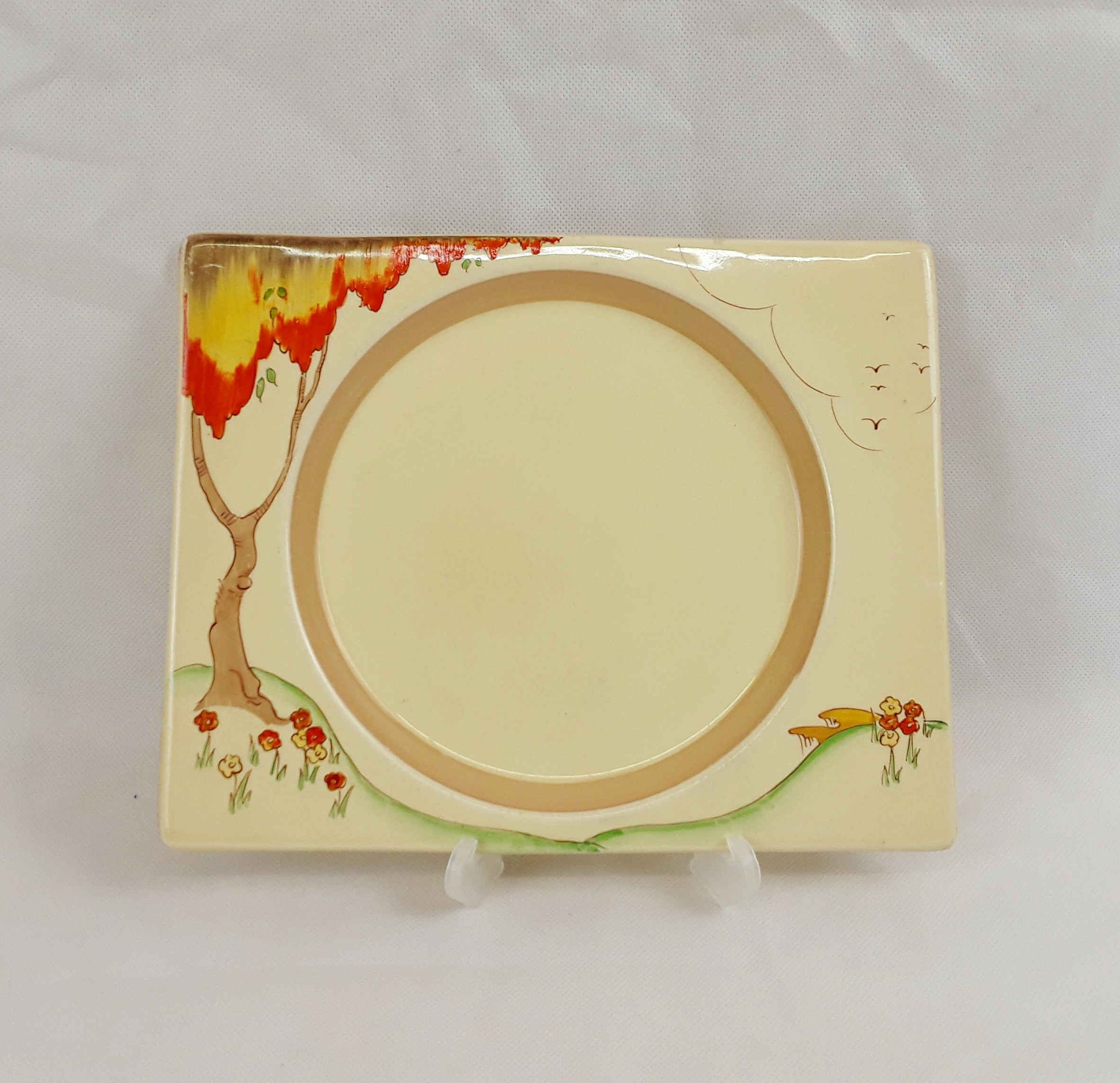 1930’s Clarice Cliff Royal Staffordshire The Biarritz Taormina Pattern Plate*