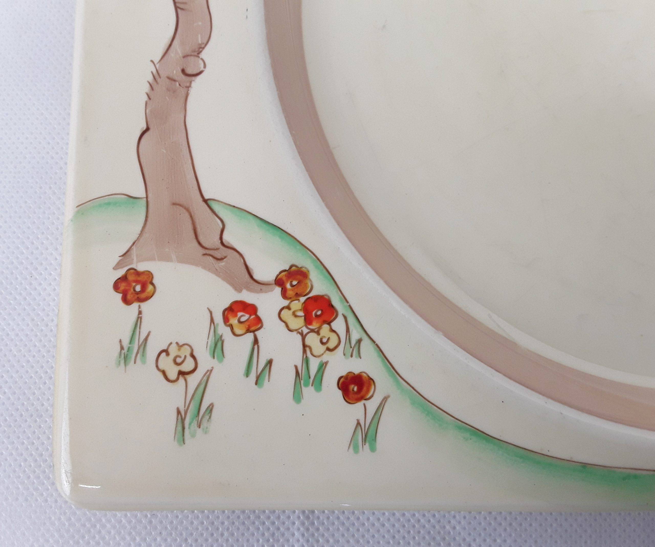 1930’s Clarice Cliff Royal Staffordshire The Biarritz Taormina Pattern Plate* - Image 3
