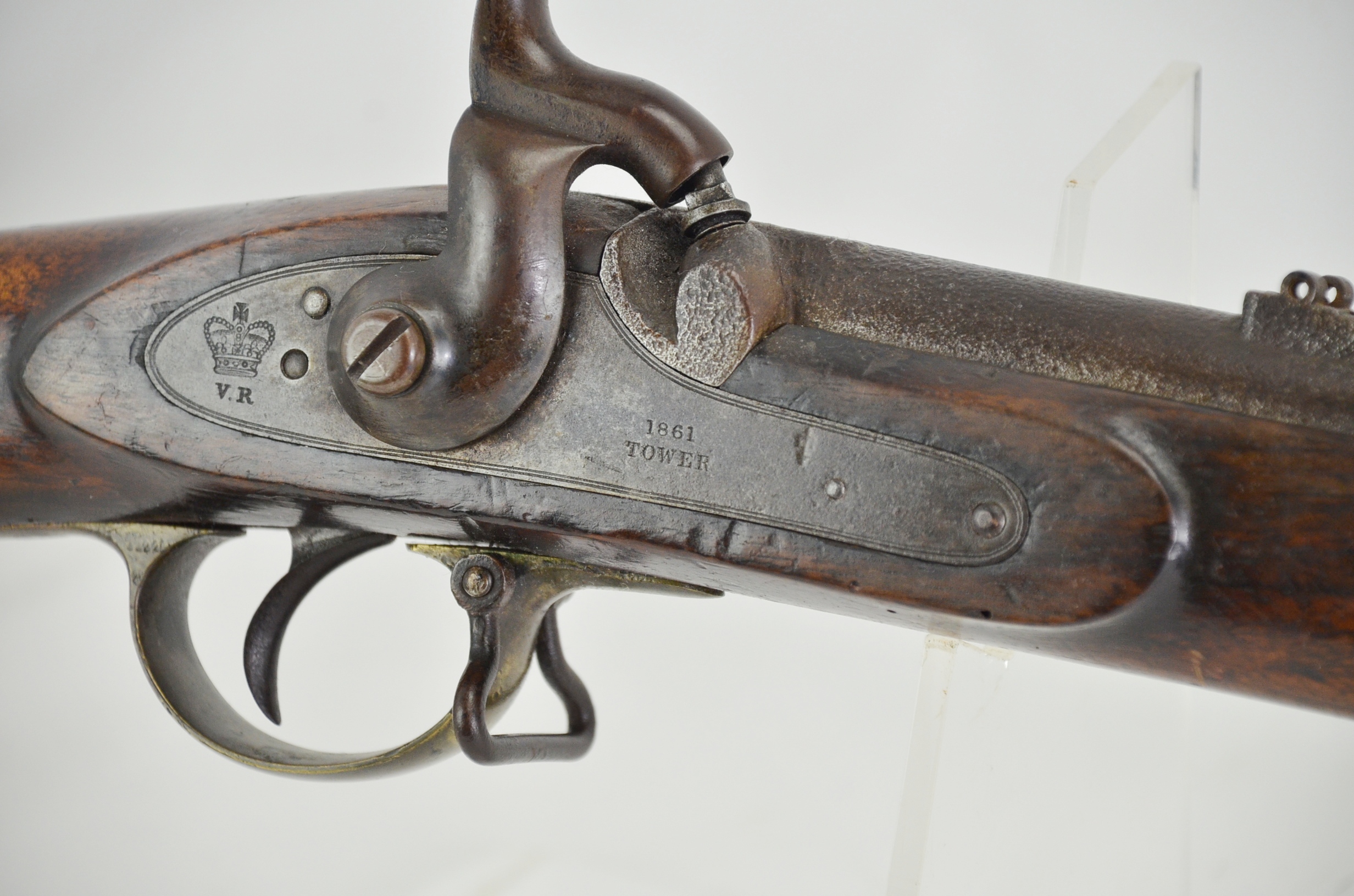 Original British 1853 Pattern Tower Enfield Unit-Marked Musket - Image 10