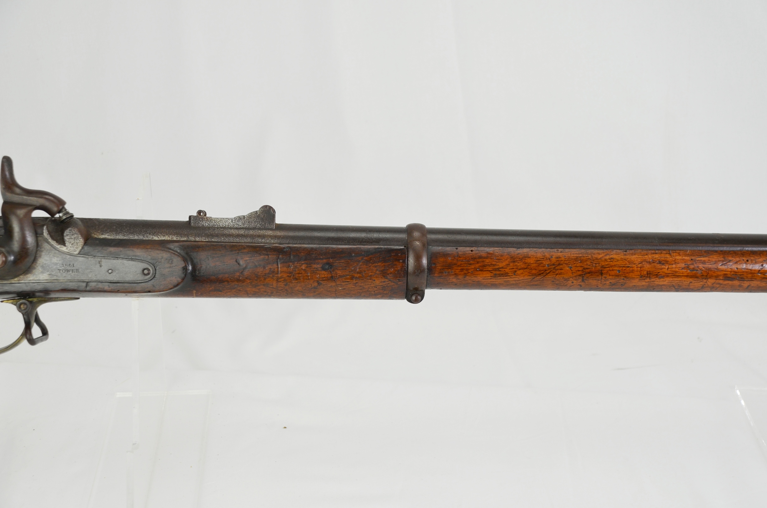 Original British 1853 Pattern Tower Enfield Unit-Marked Musket - Image 11