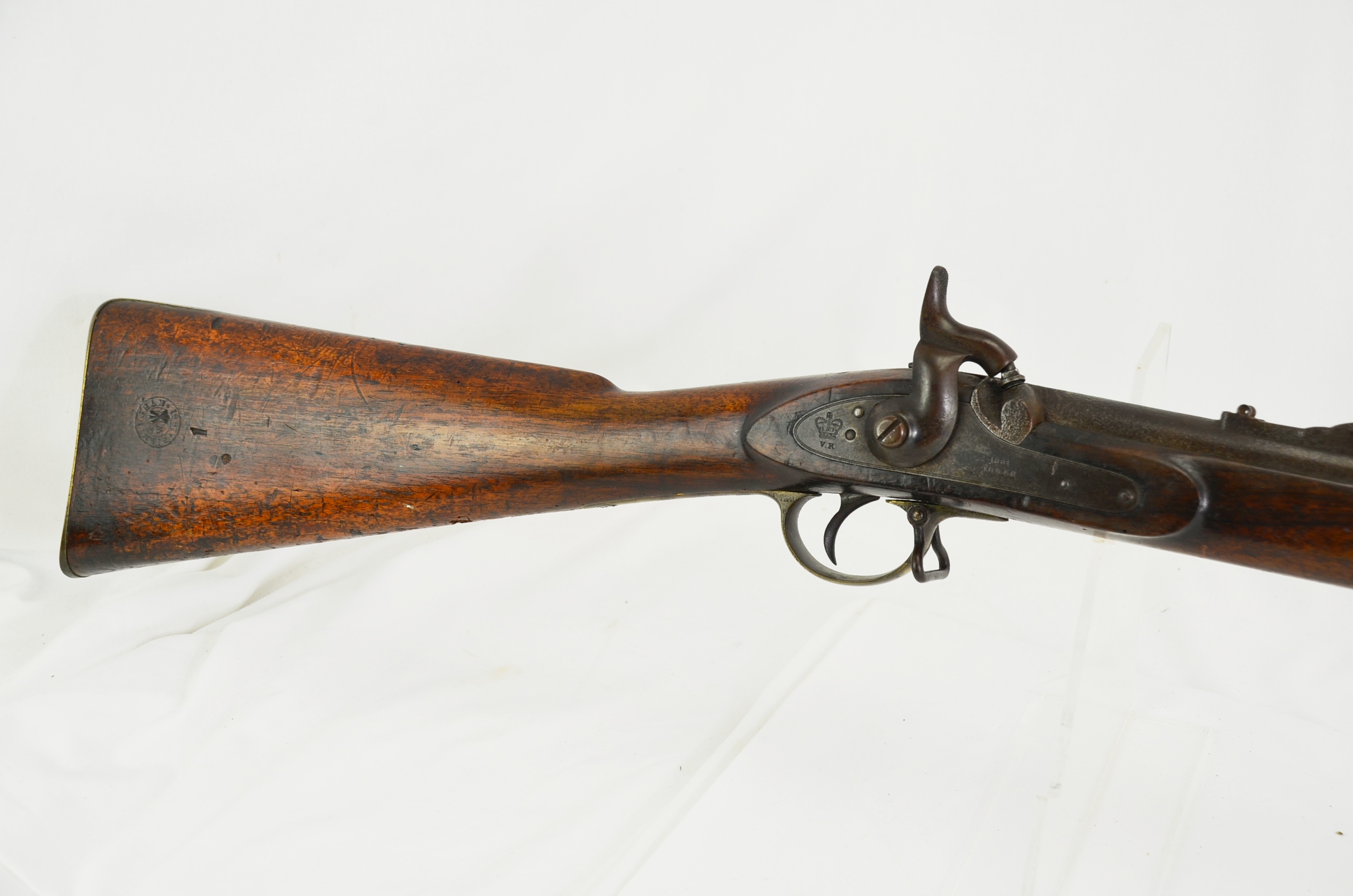 Original British 1853 Pattern Tower Enfield Unit-Marked Musket - Image 8