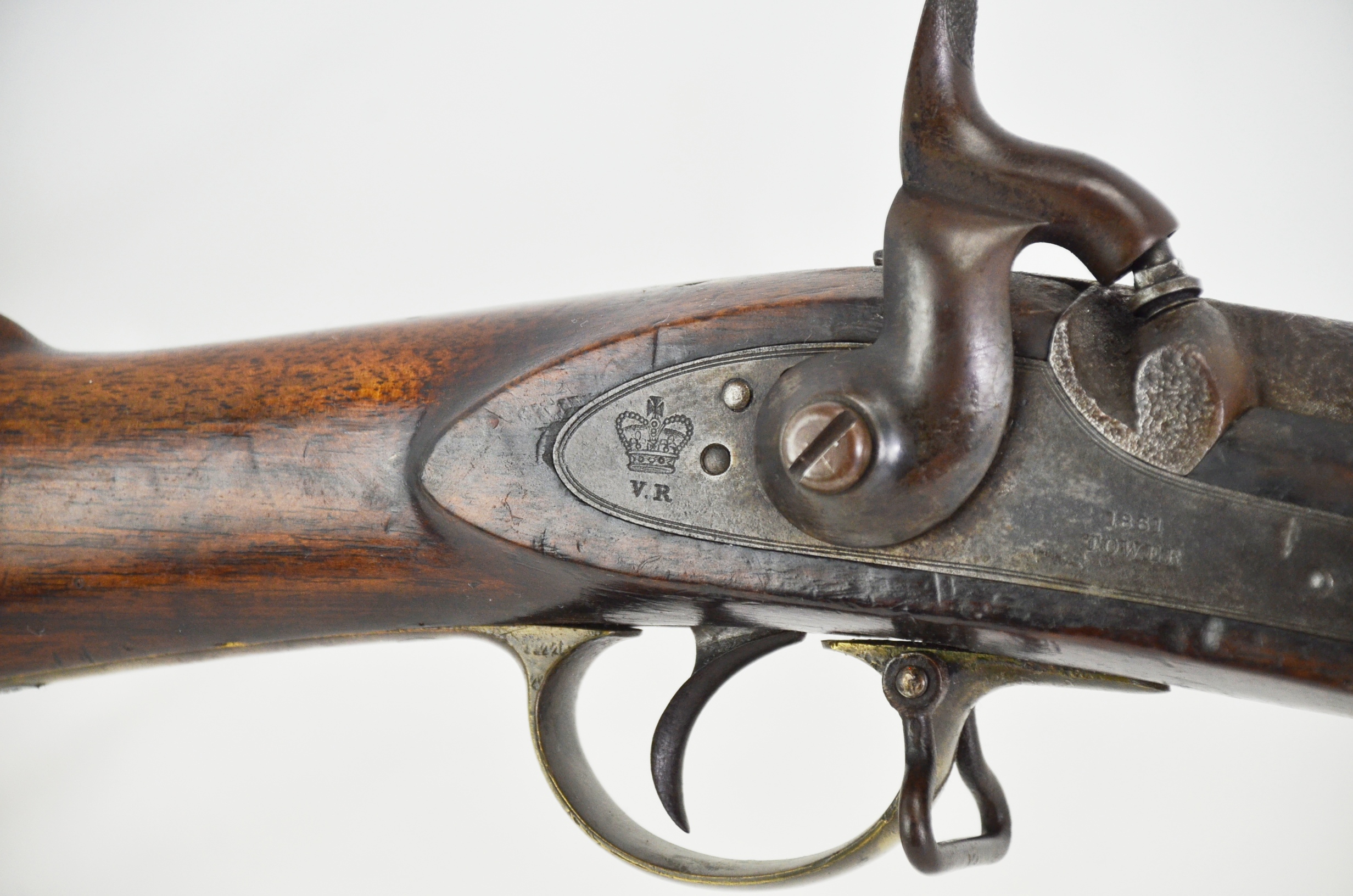 Original British 1853 Pattern Tower Enfield Unit-Marked Musket - Image 9