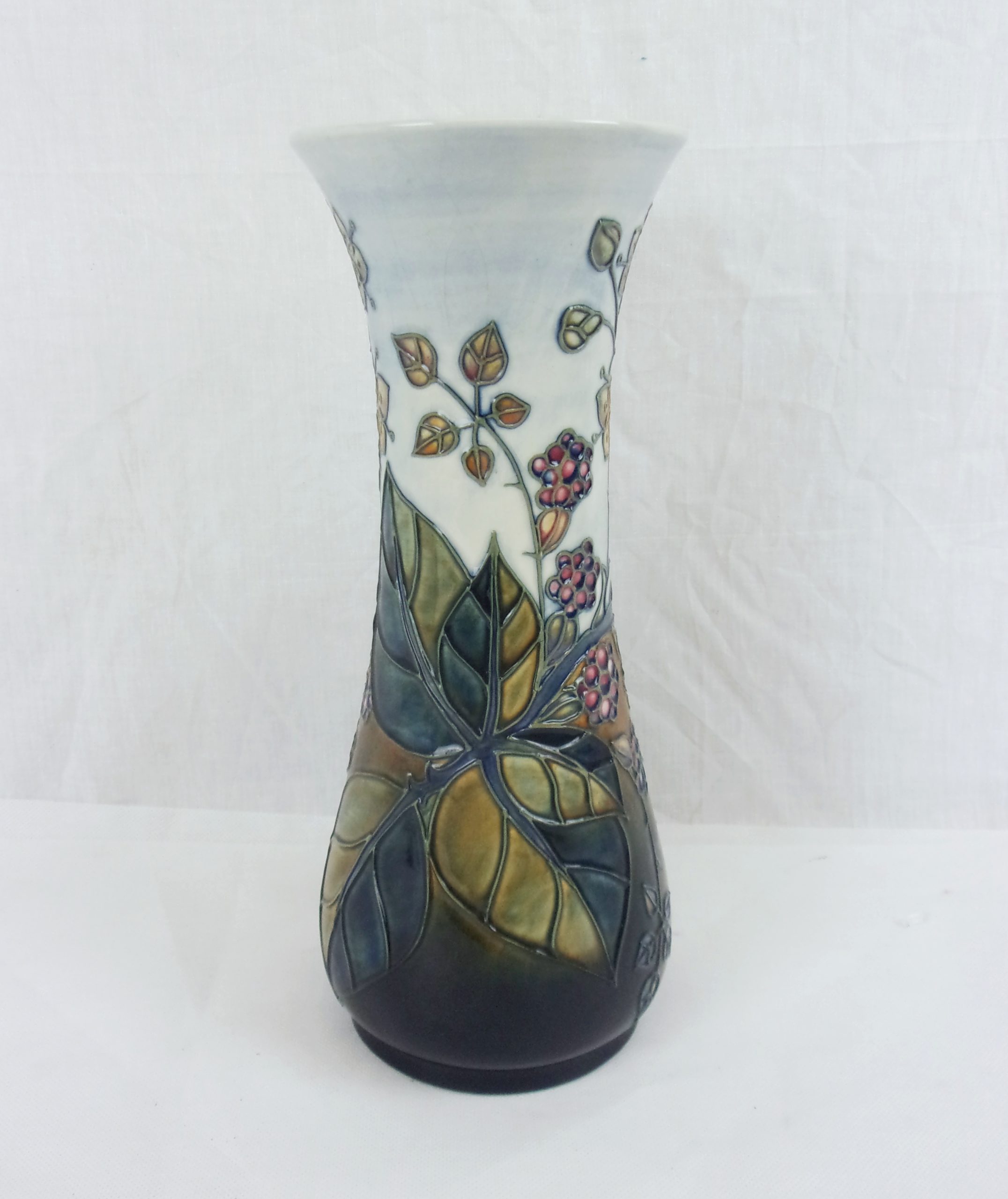 Moorcroft Blackberry Bramble Pattern Large Vase*