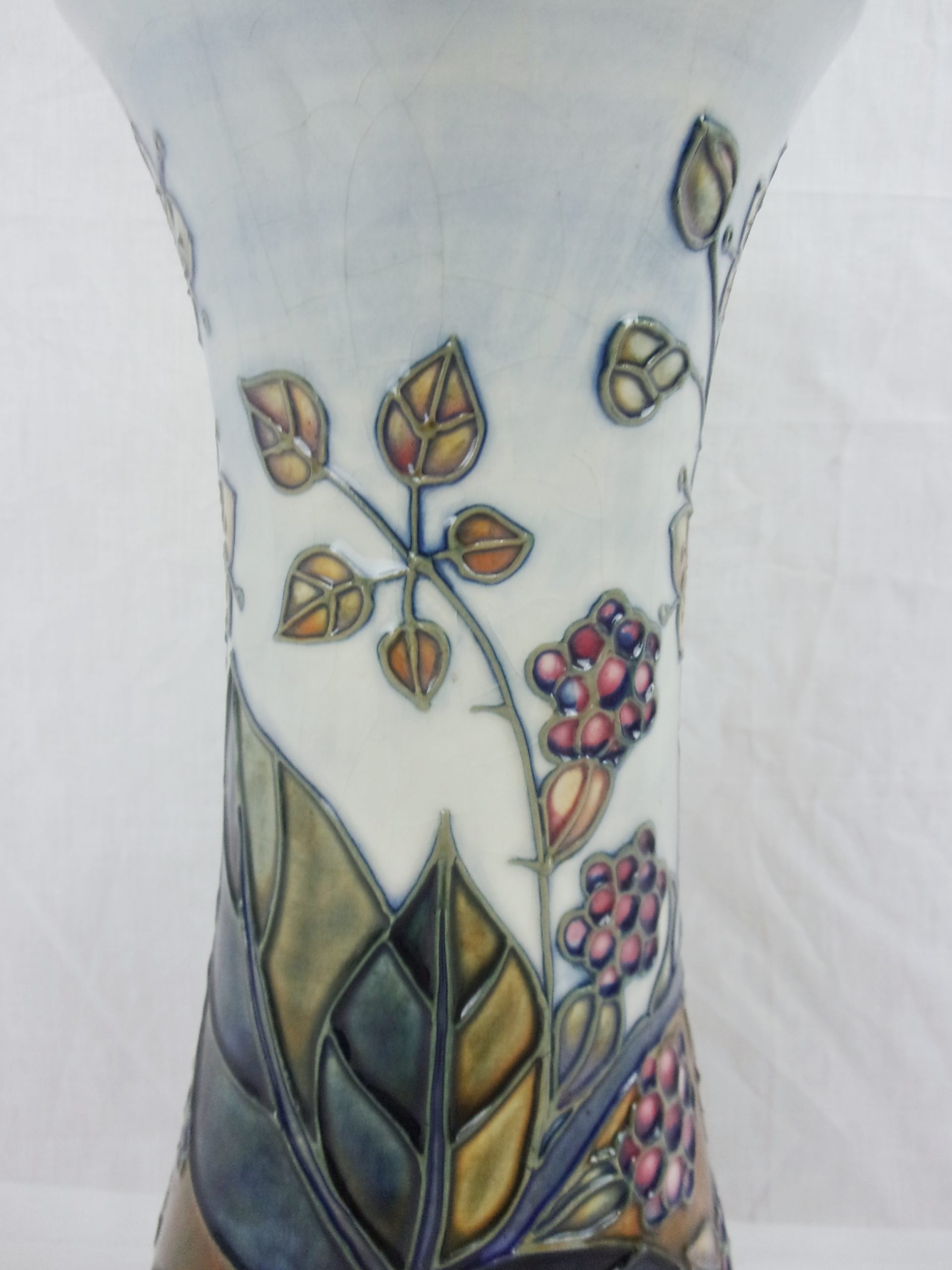 Moorcroft Blackberry Bramble Pattern Large Vase* - Image 3