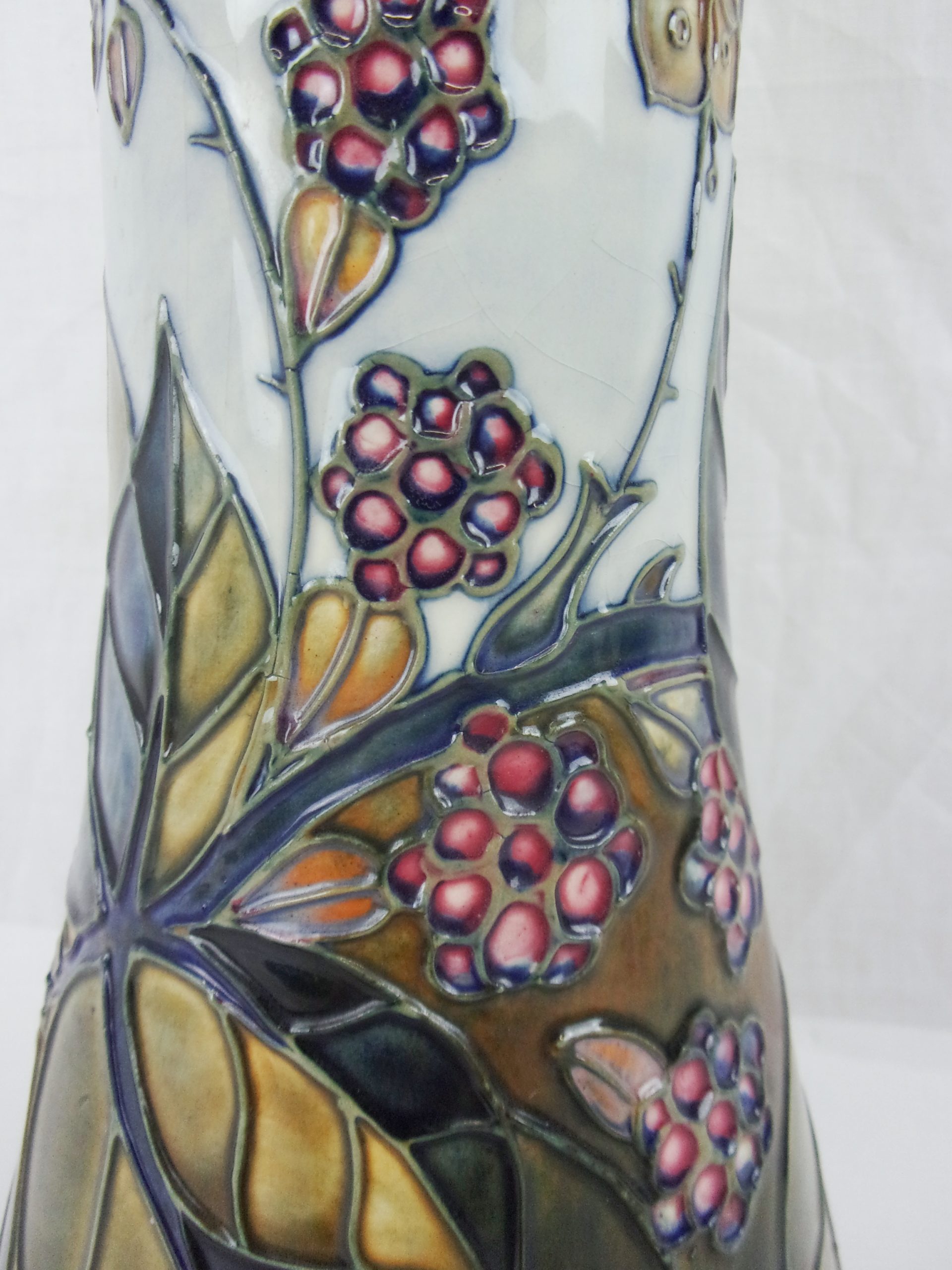 Moorcroft Blackberry Bramble Pattern Large Vase* - Image 4
