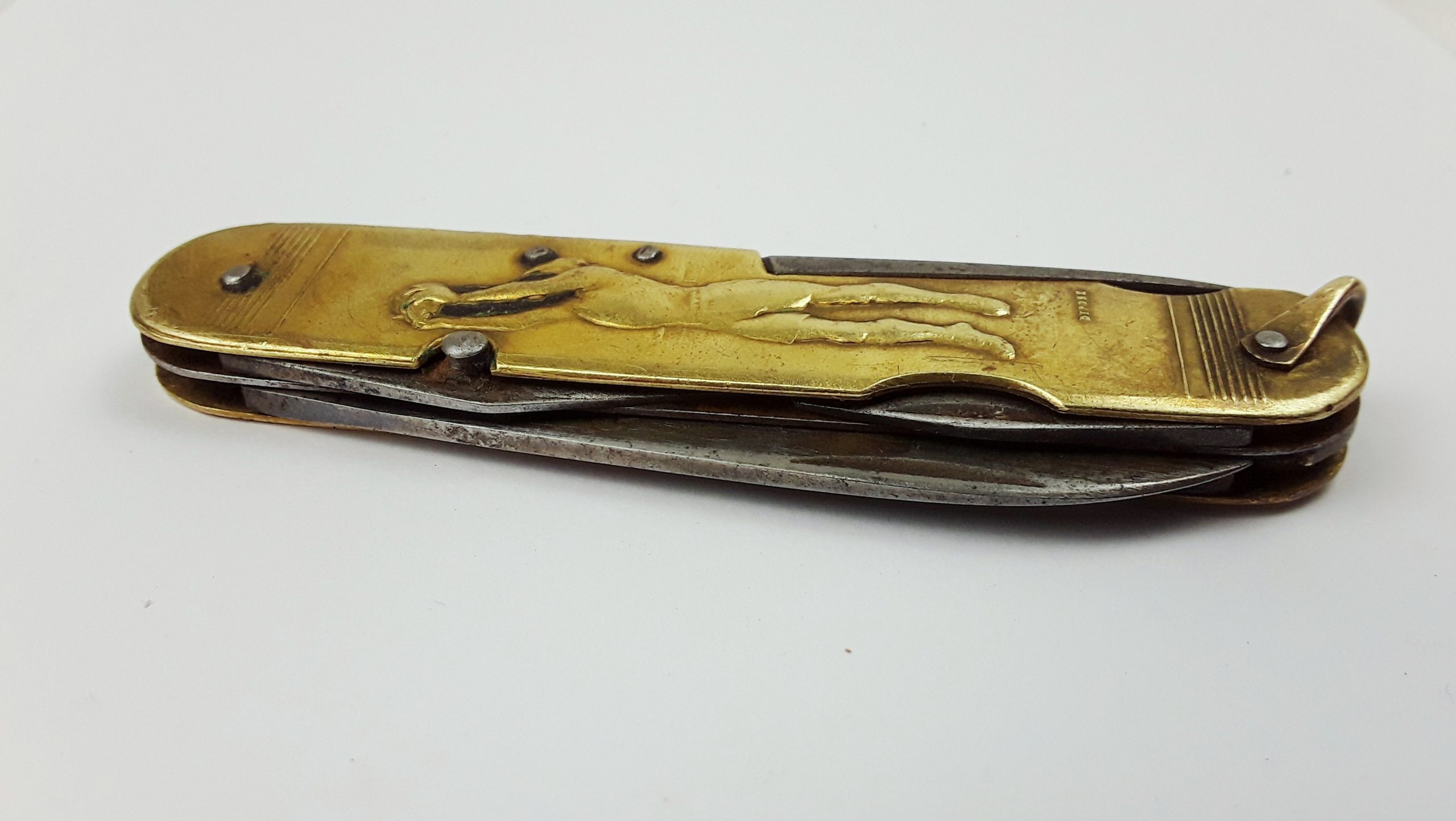Rare Circa 1910 Sports Multi Blade Pen Knife By Coursolle - Image 2
