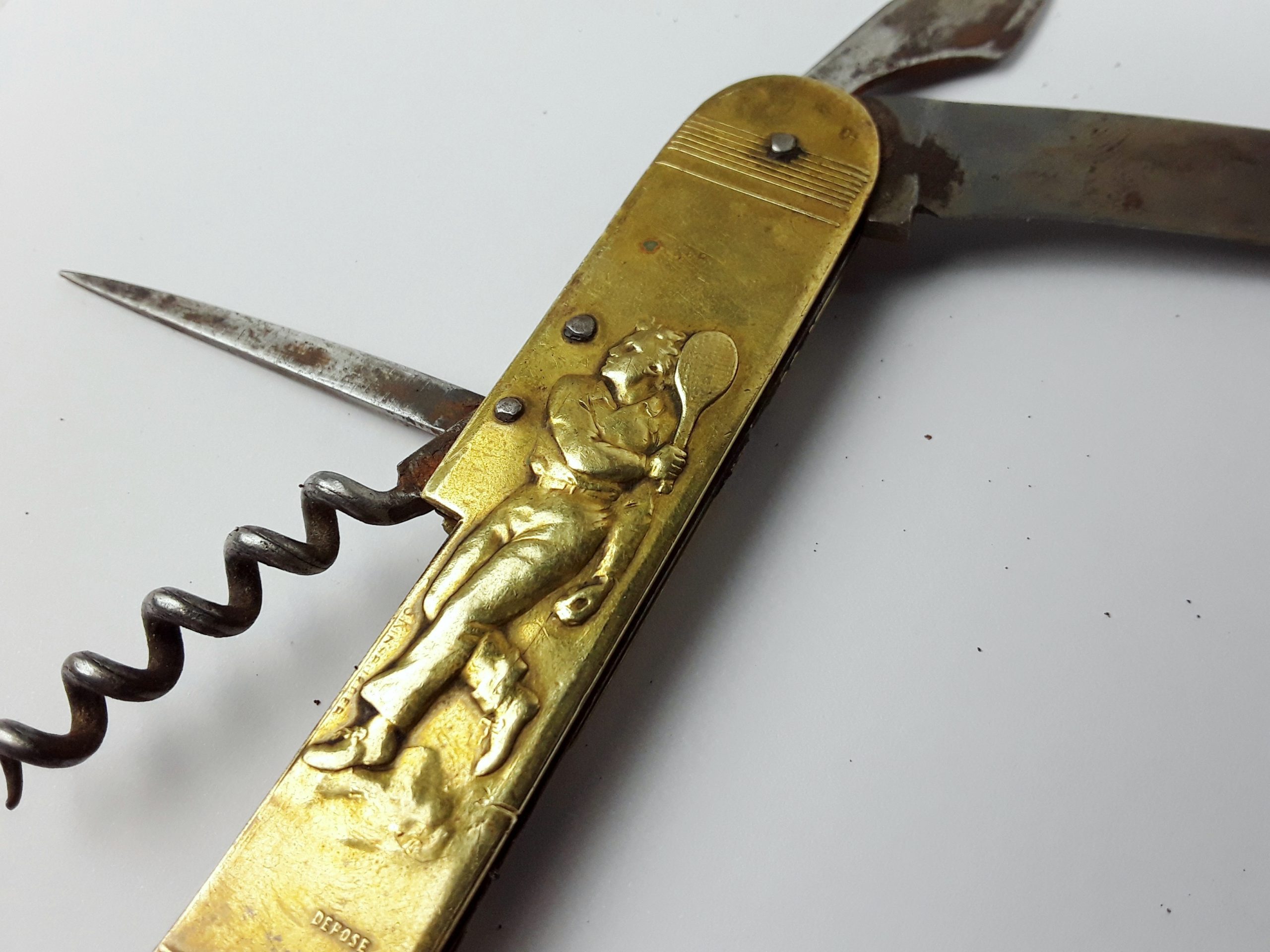 Rare Circa 1910 Sports Multi Blade Pen Knife By Coursolle - Image 9