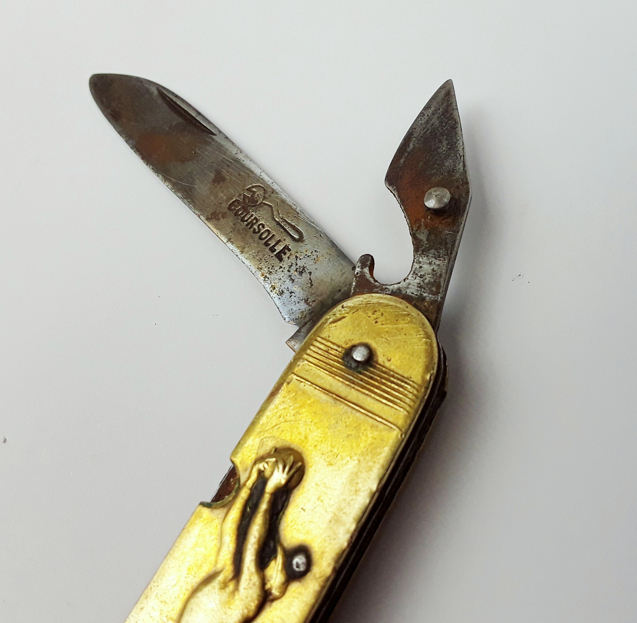 Rare Circa 1910 Sports Multi Blade Pen Knife By Coursolle - Image 7
