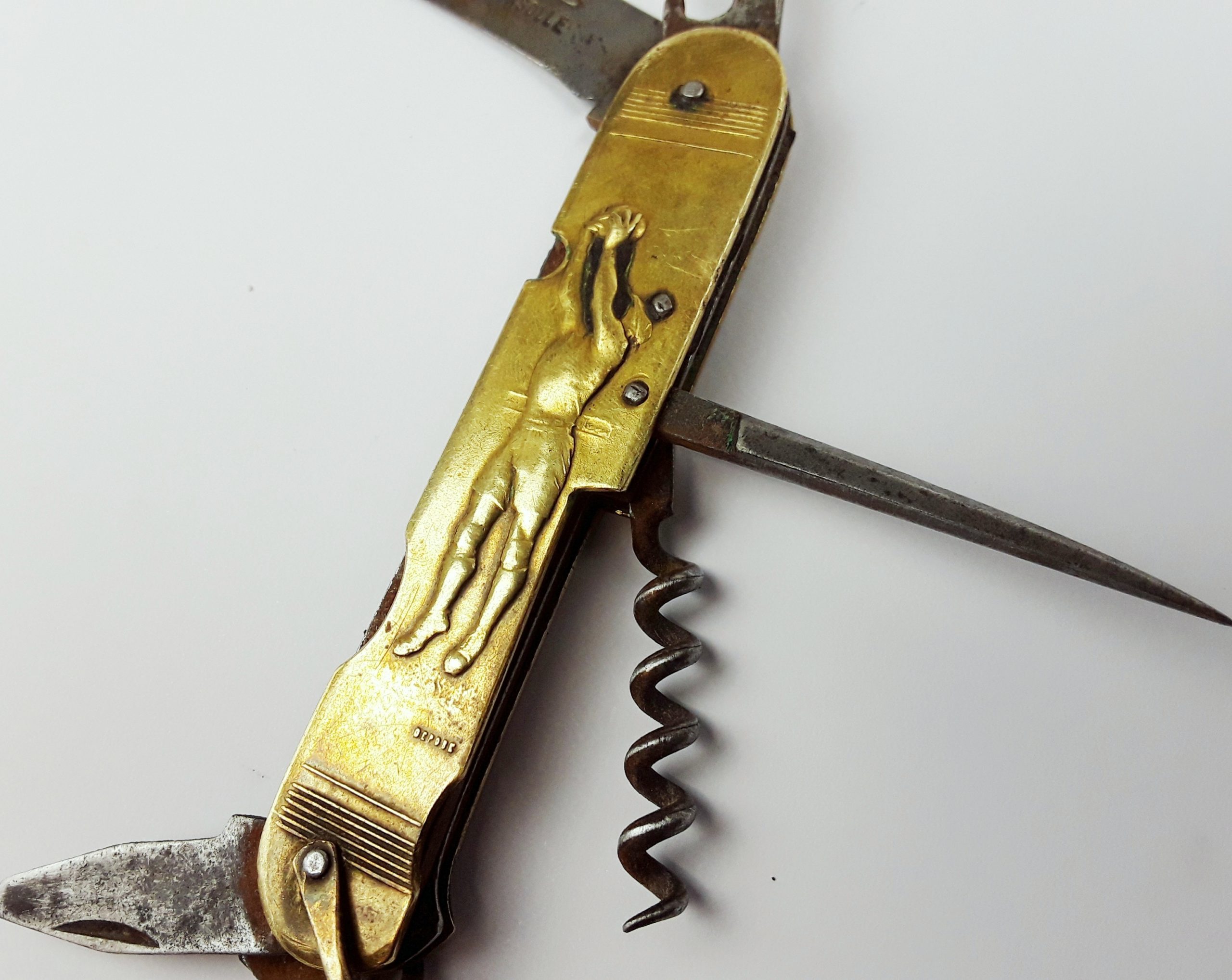 Rare Circa 1910 Sports Multi Blade Pen Knife By Coursolle - Image 6