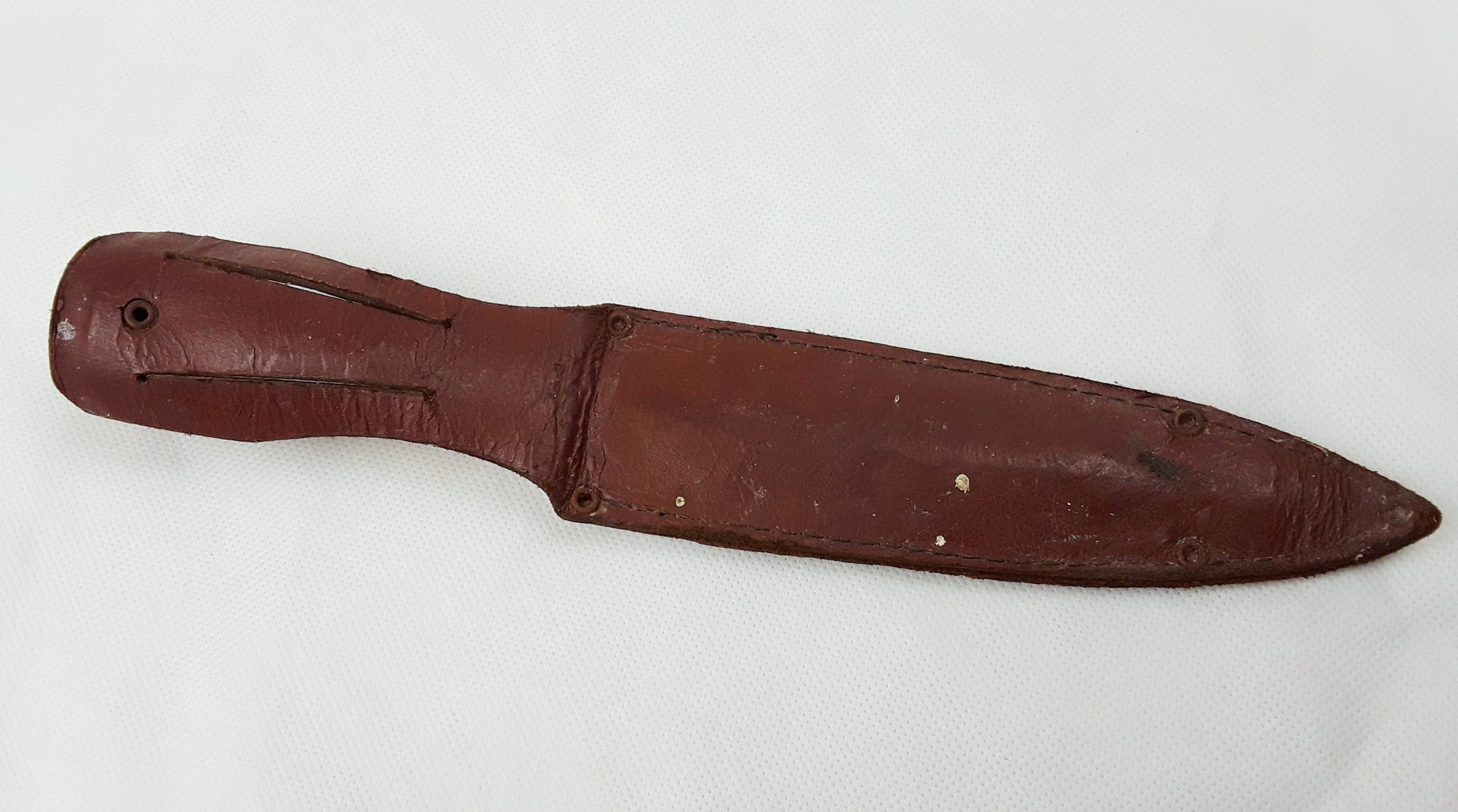 Staghorn Hunting Knife With Leather Scabbard - Image 2