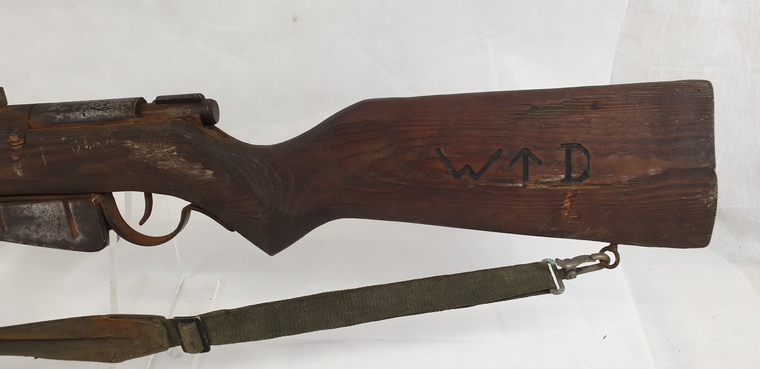 WW2 Dockyard Training Wooden Model of a SMLE Rifle - Image 9