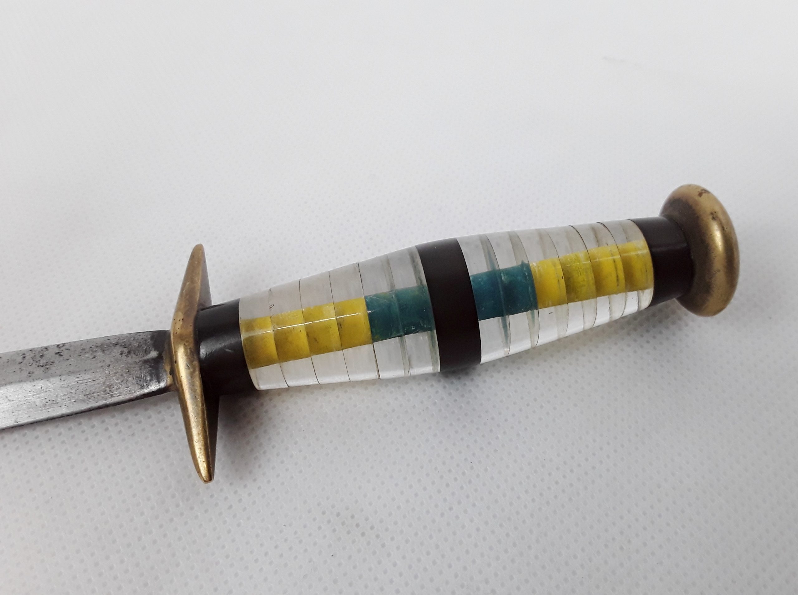 British RAF WW2 Trench Knife With Its Handle Made From Perspex From Aircraft Canopies - Image 6