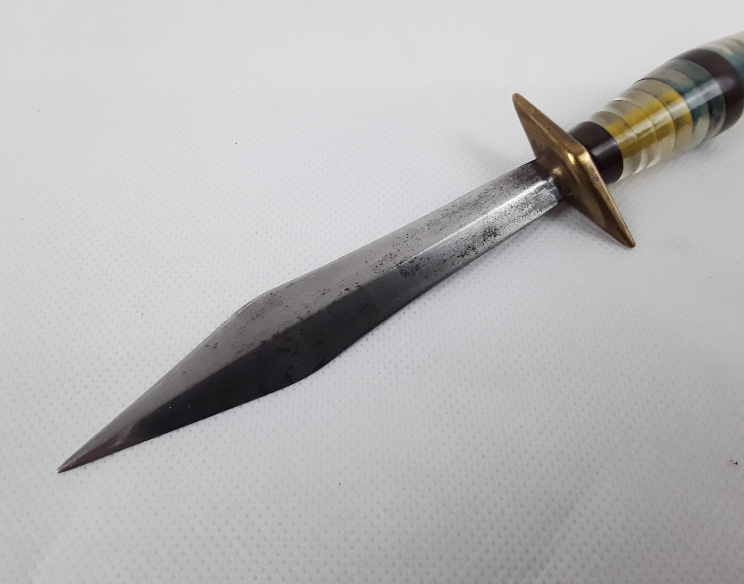 British RAF WW2 Trench Knife With Its Handle Made From Perspex From Aircraft Canopies - Image 4