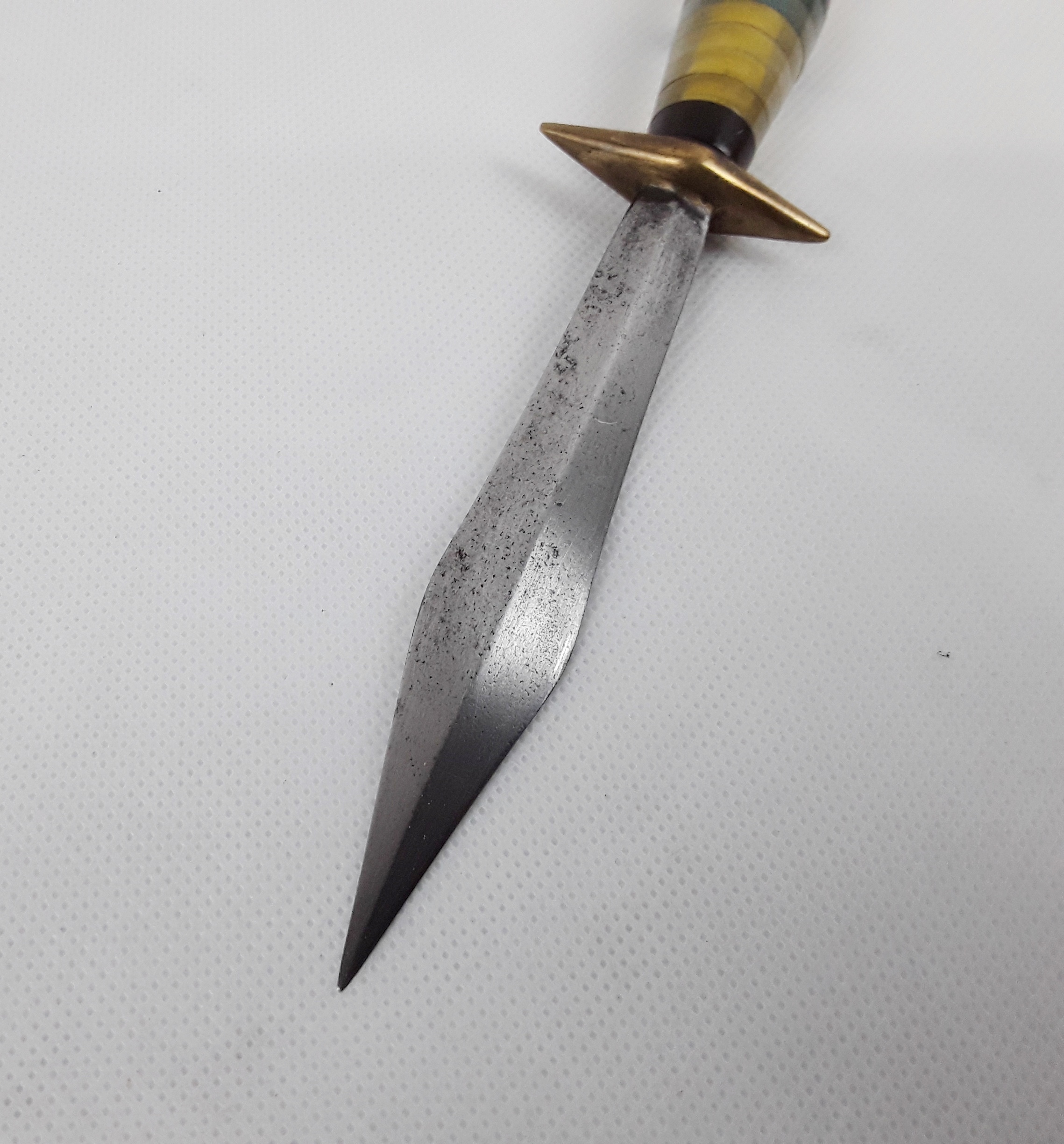British RAF WW2 Trench Knife With Its Handle Made From Perspex From Aircraft Canopies - Image 3