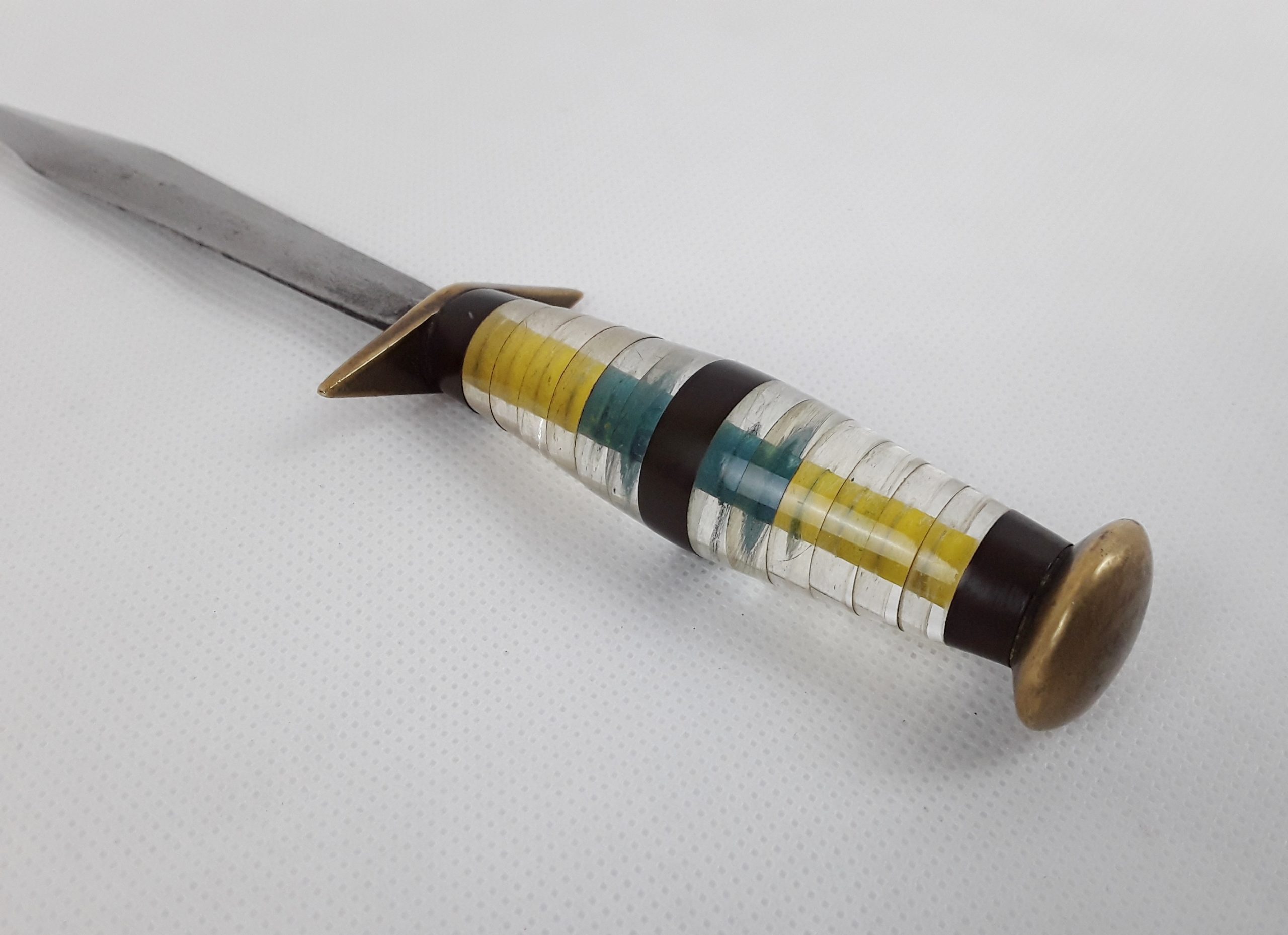 British RAF WW2 Trench Knife With Its Handle Made From Perspex From Aircraft Canopies - Image 2