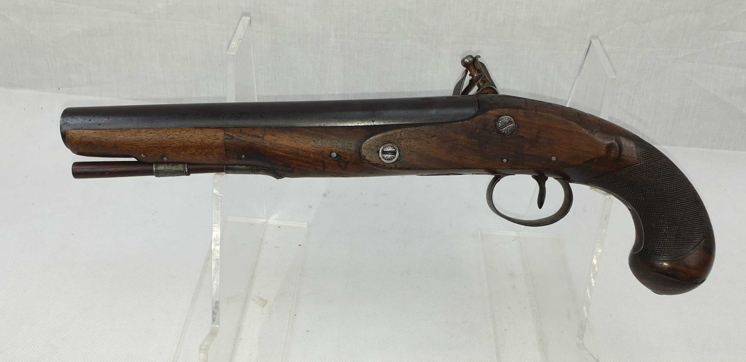 18th Century Flintlock Pistol by John Richards - Image 11