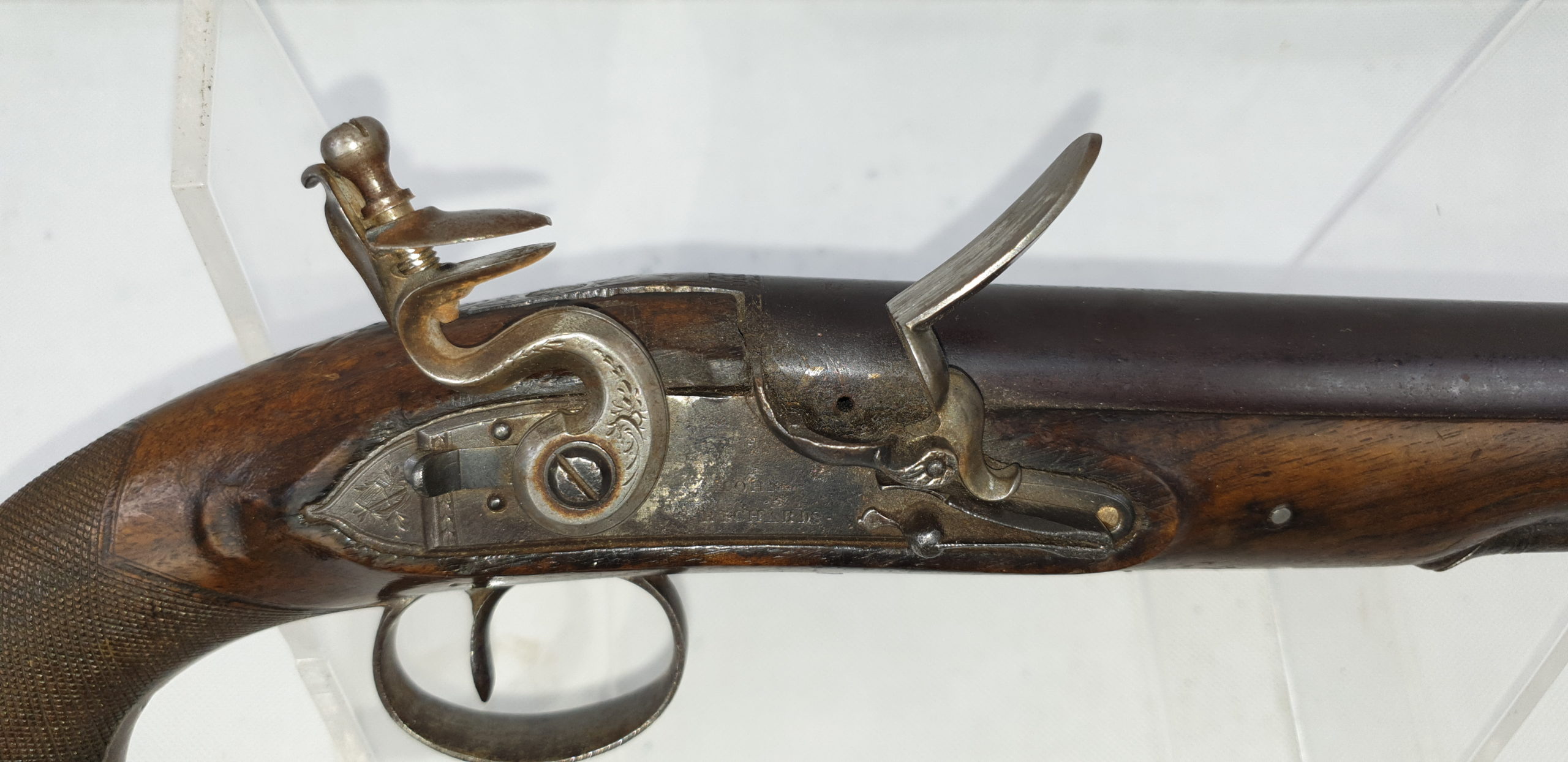 18th Century Flintlock Pistol by John Richards - Image 15