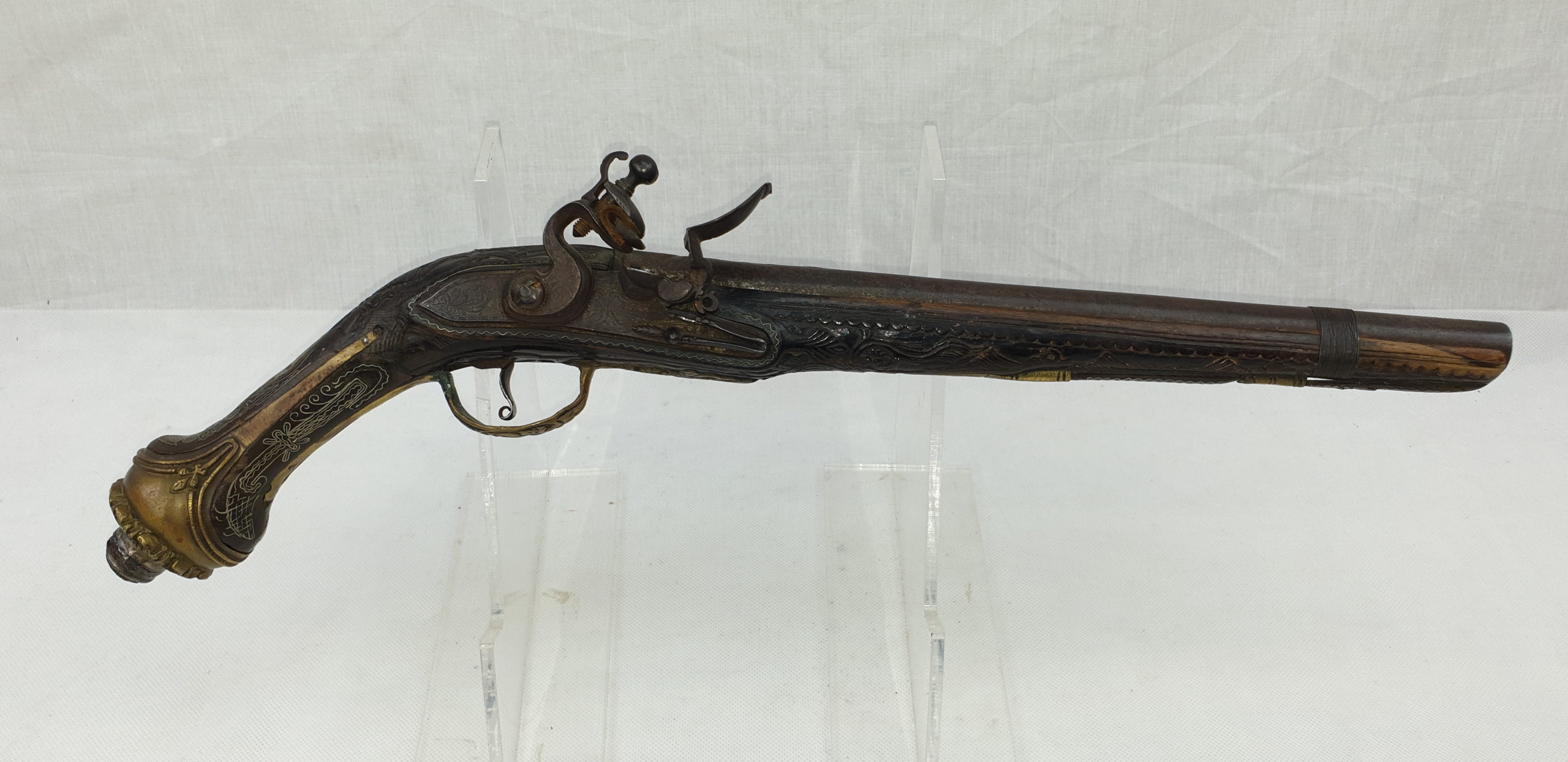 18th Century Oriental Flintlock Pistol