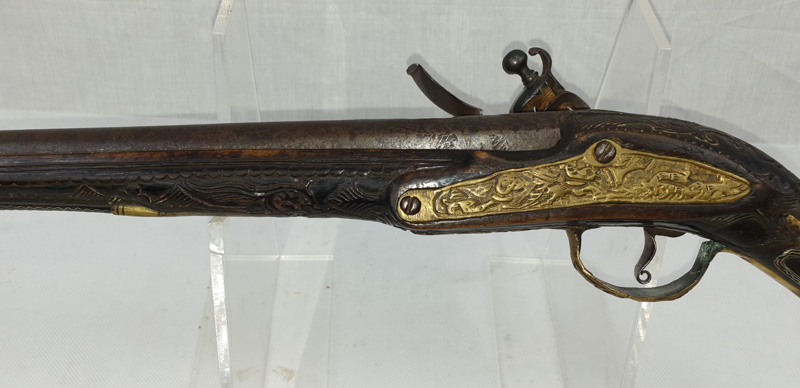 18th Century Oriental Flintlock Pistol - Image 9