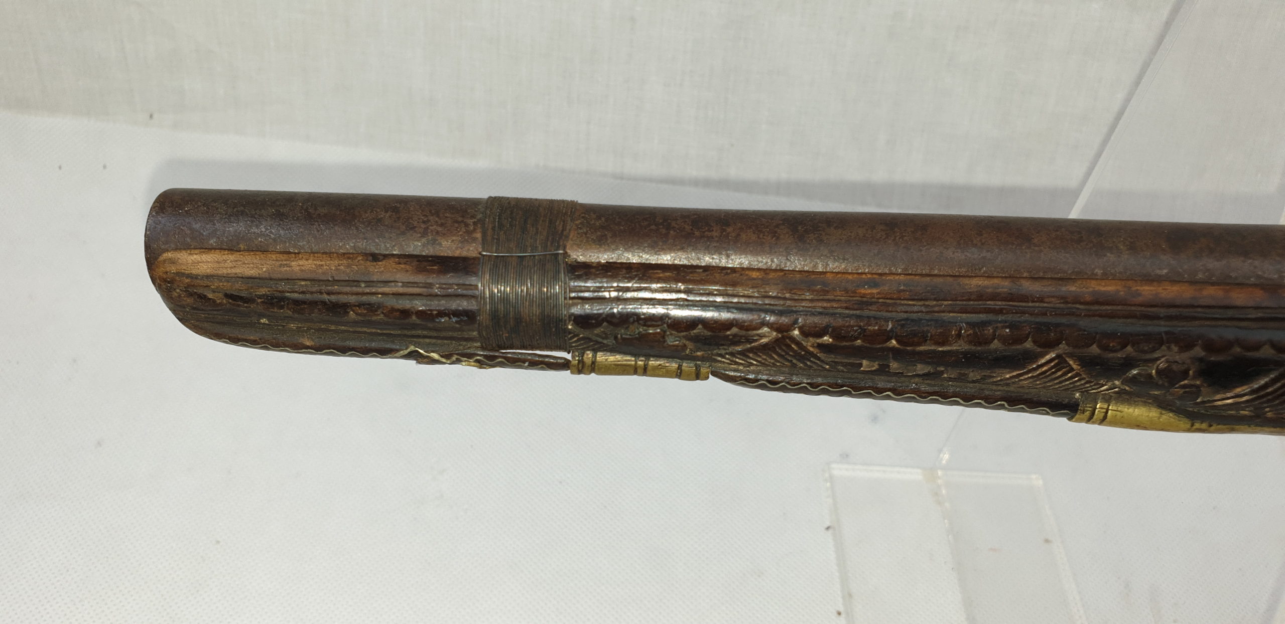 18th Century Oriental Flintlock Pistol - Image 8
