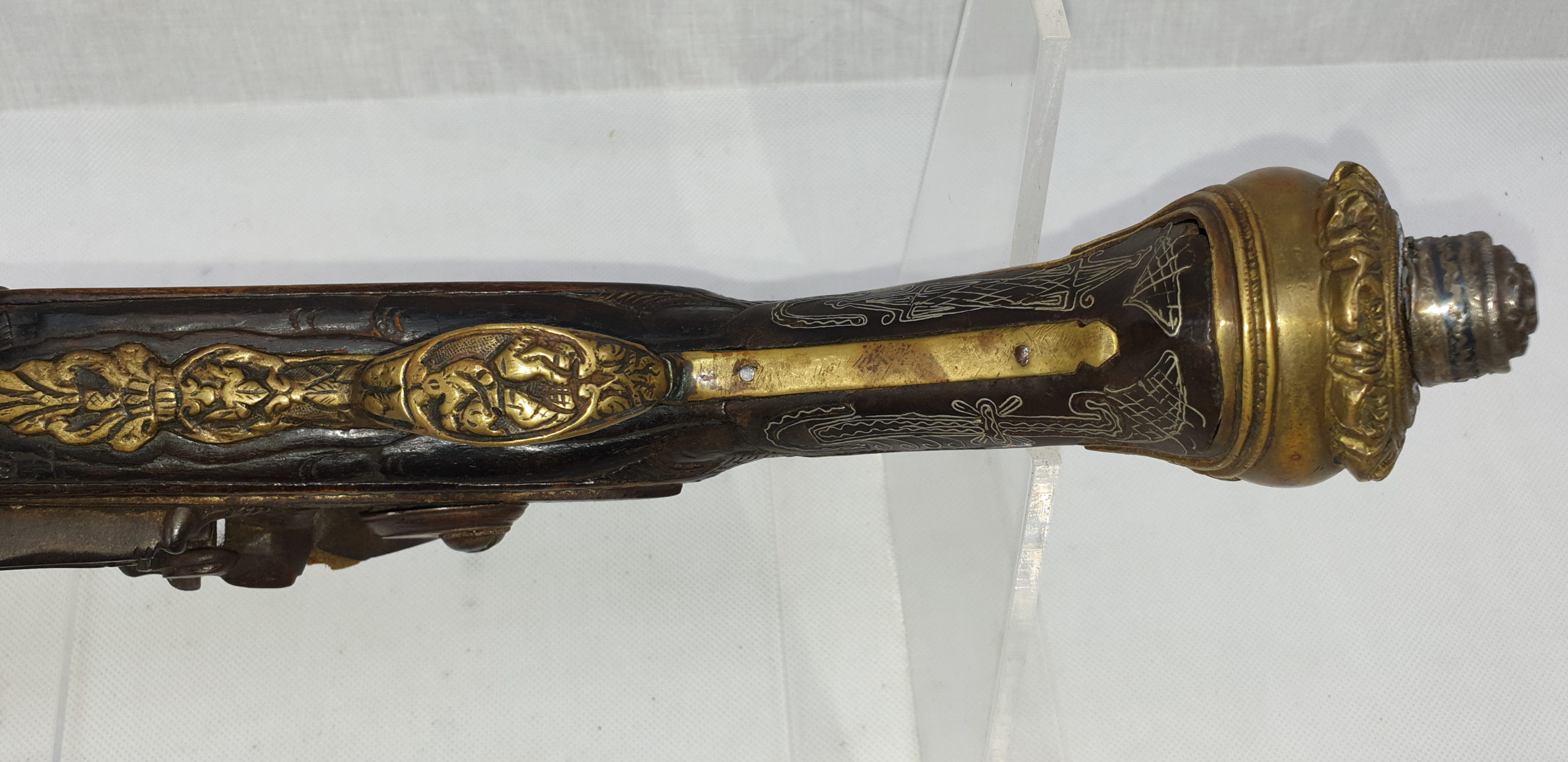 18th Century Oriental Flintlock Pistol - Image 5
